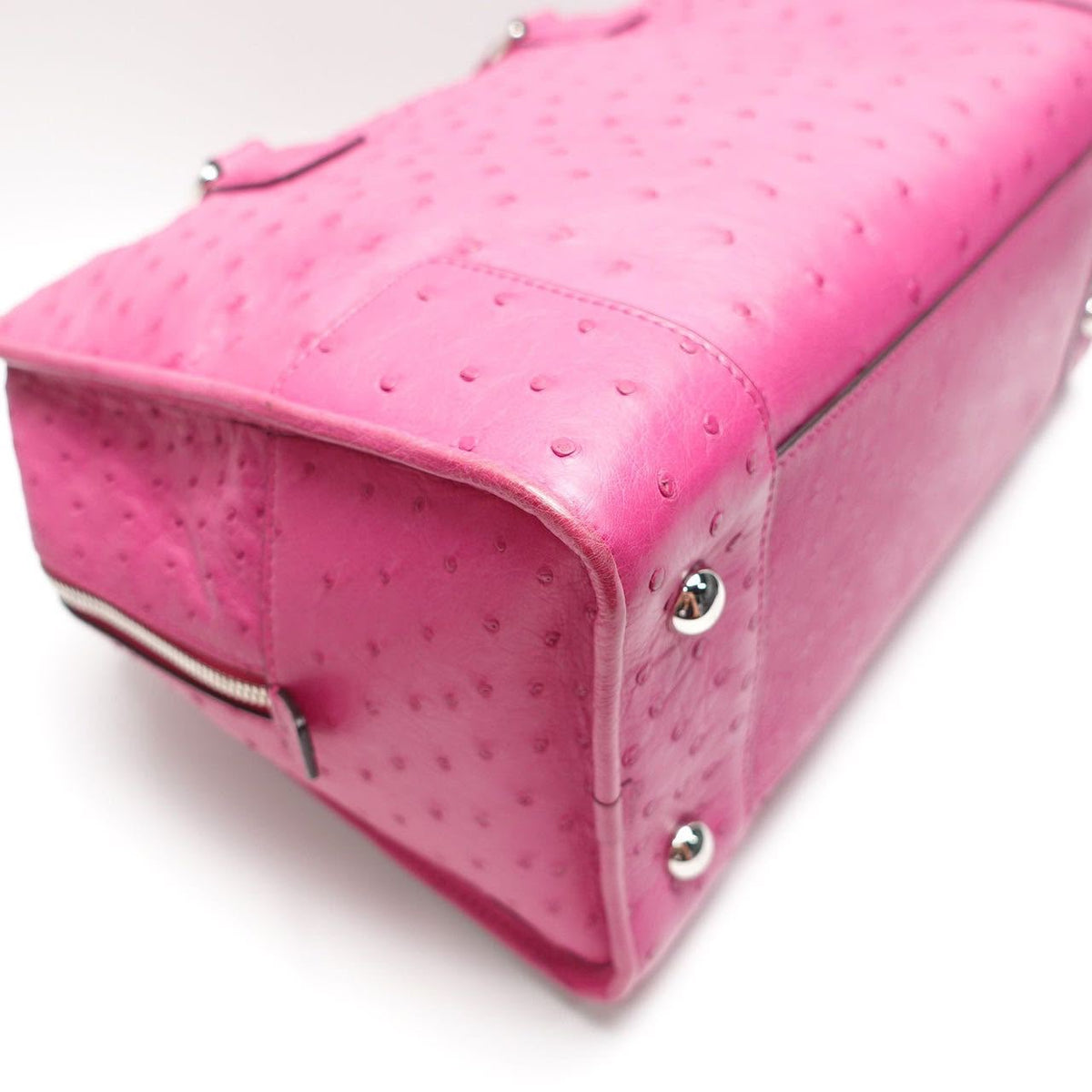 Loewe Amazona 36 Piel de Avestruz Rosa