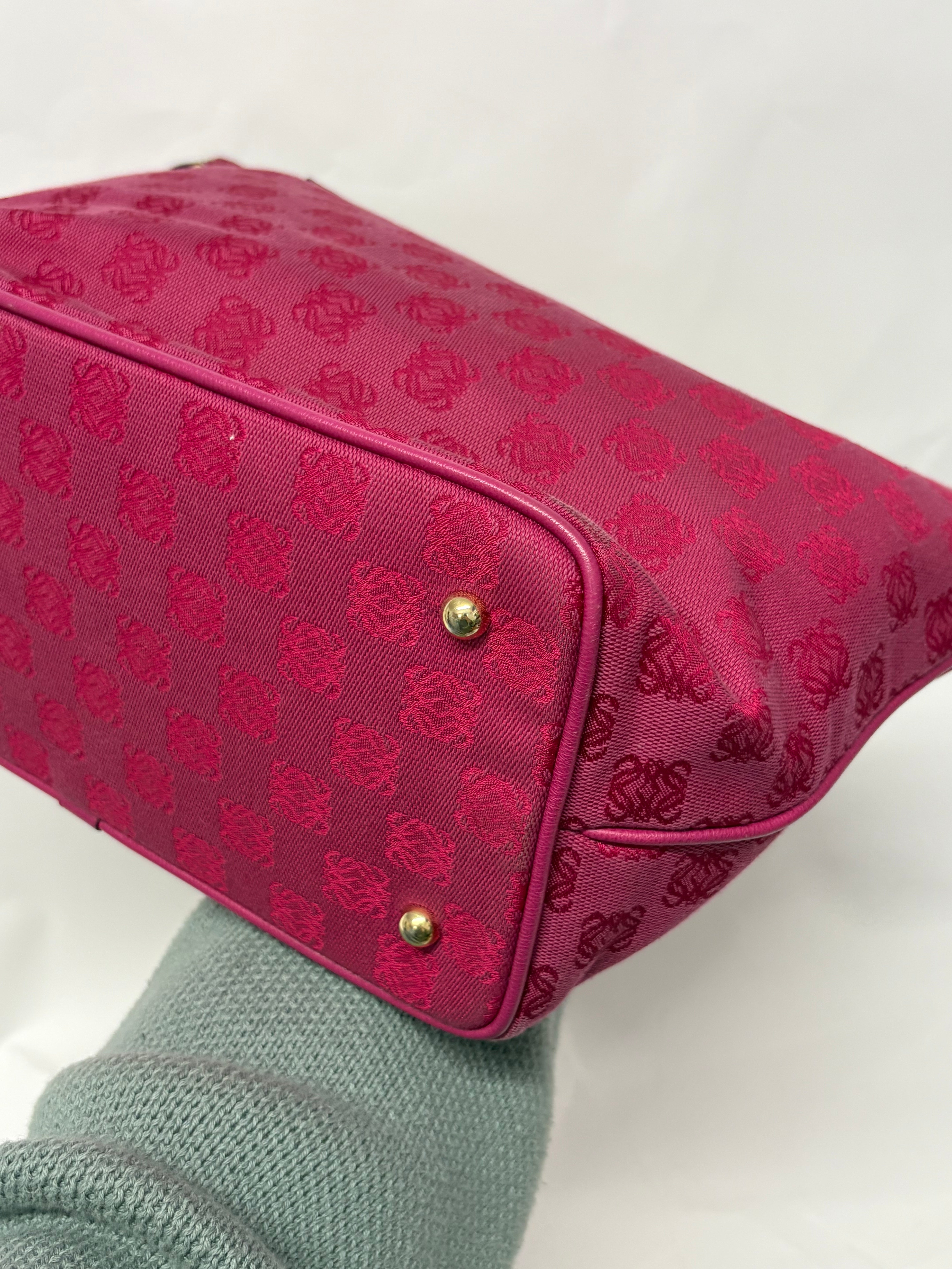 Loewe Tote Vintage Rosa Fucsia Anagram