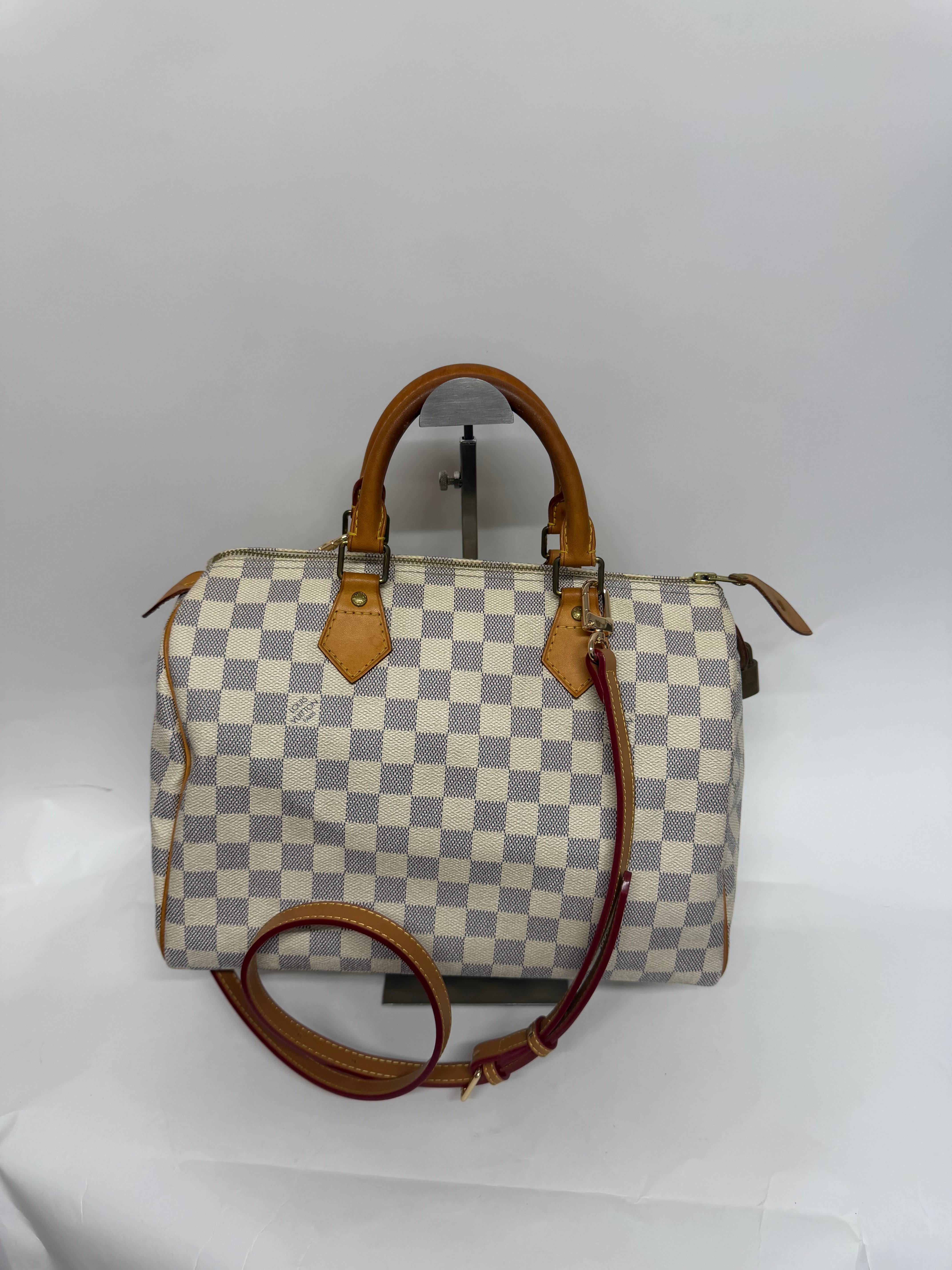 Louis Vuitton Speedy 30 Damier Azur