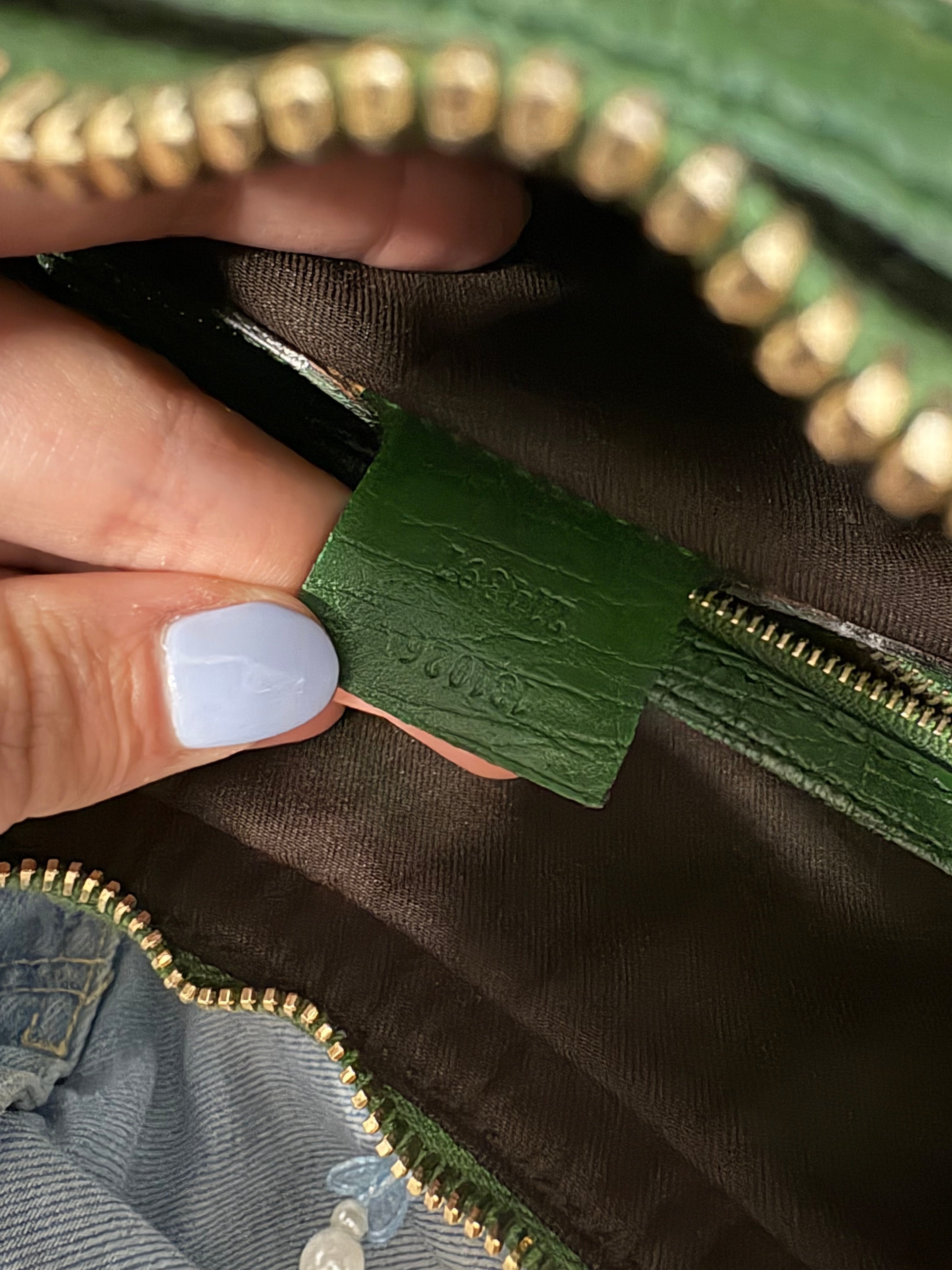 Gucci Horsebit Hobo chain large GG Canvas Verde Web