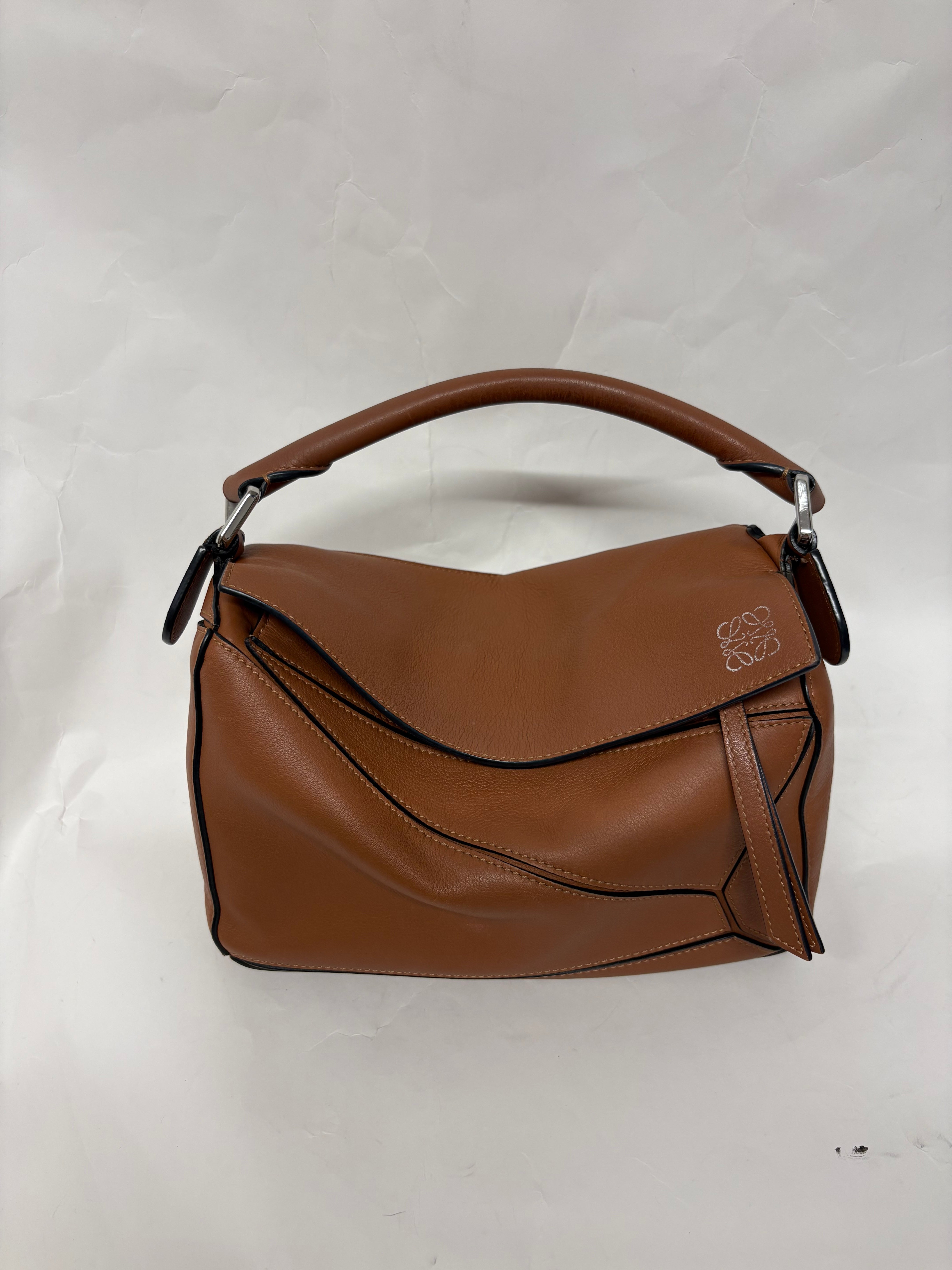 Loewe puzzle small pequeño camel marrón