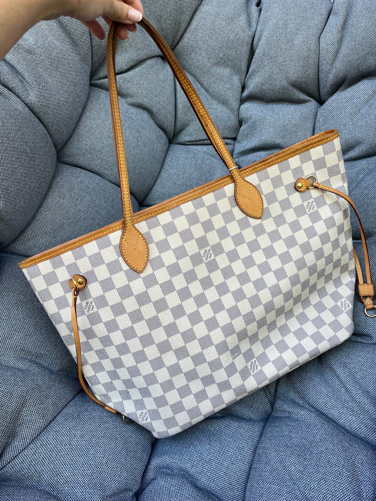 Louis Vuitton Neverfull MM Damier Azur