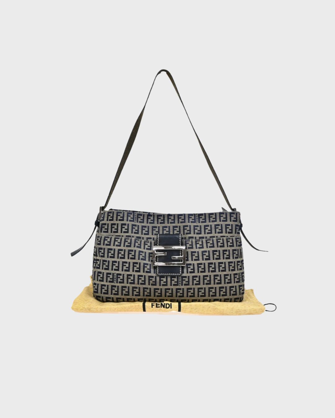 Fendi baguette canvas azul