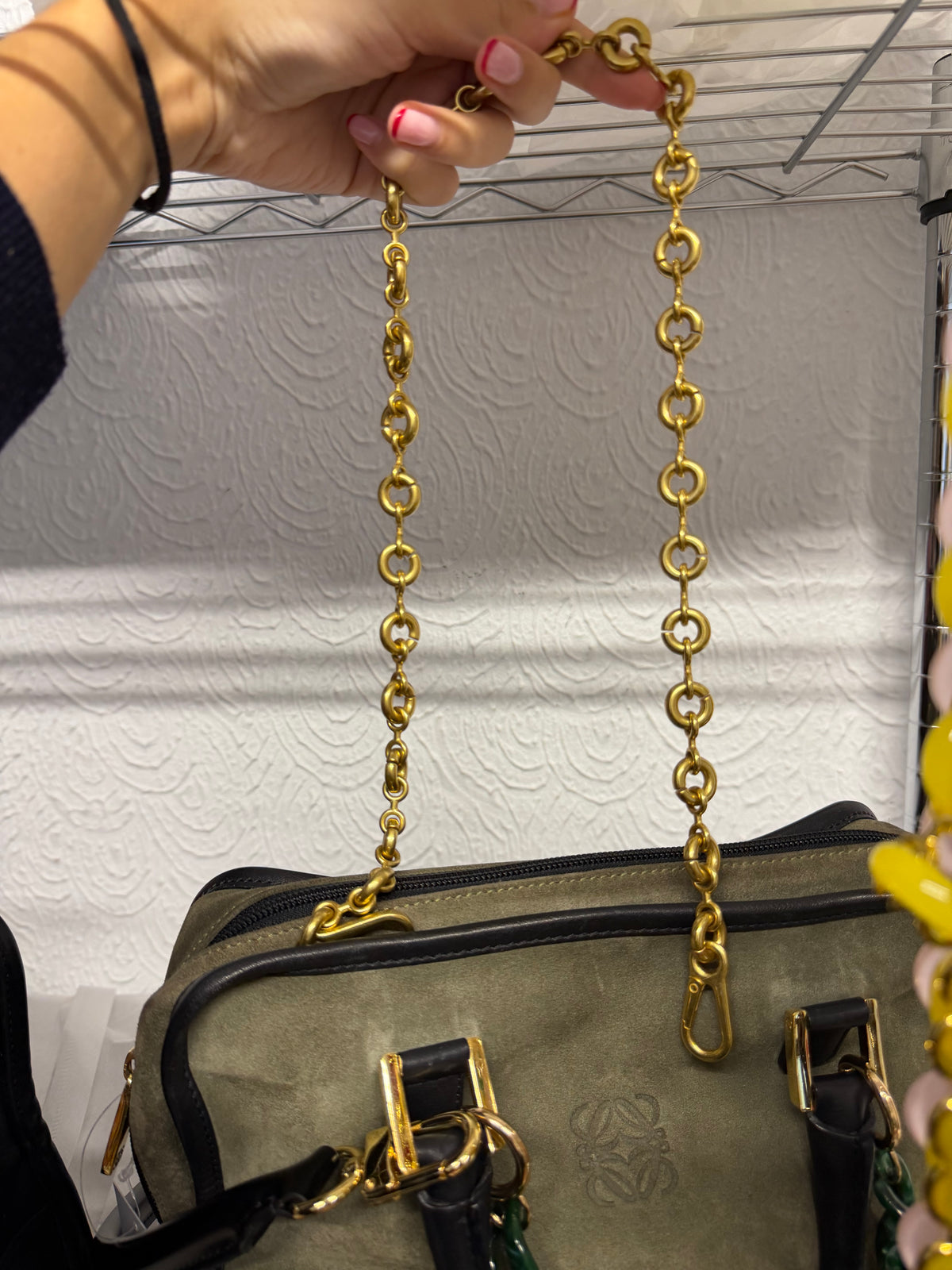 Cadena de Bolso en Metal 69 cm - plata o dorado