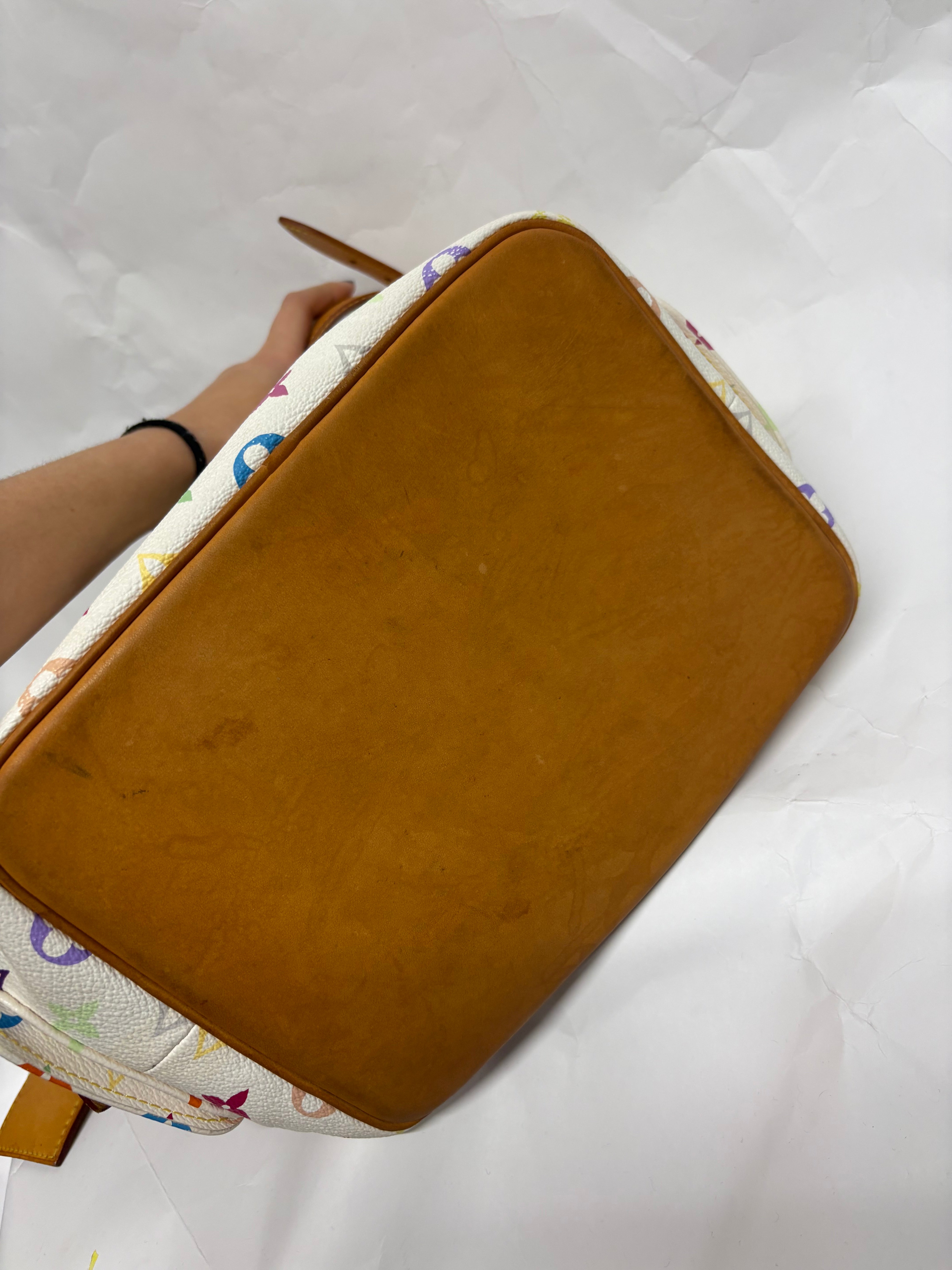 Louis Vuitton x Takashi Murakami Petit Noé Multicolor White – Edición Limitada