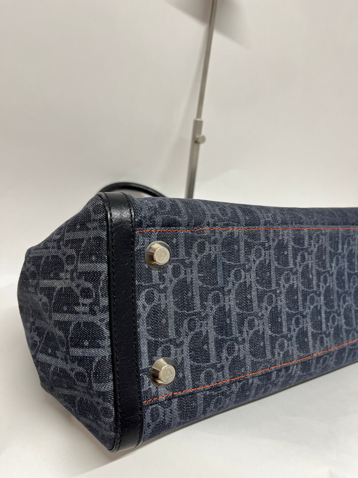 Christian Dior Flight Denim Diorissimo Gris Oscuro y Naranja