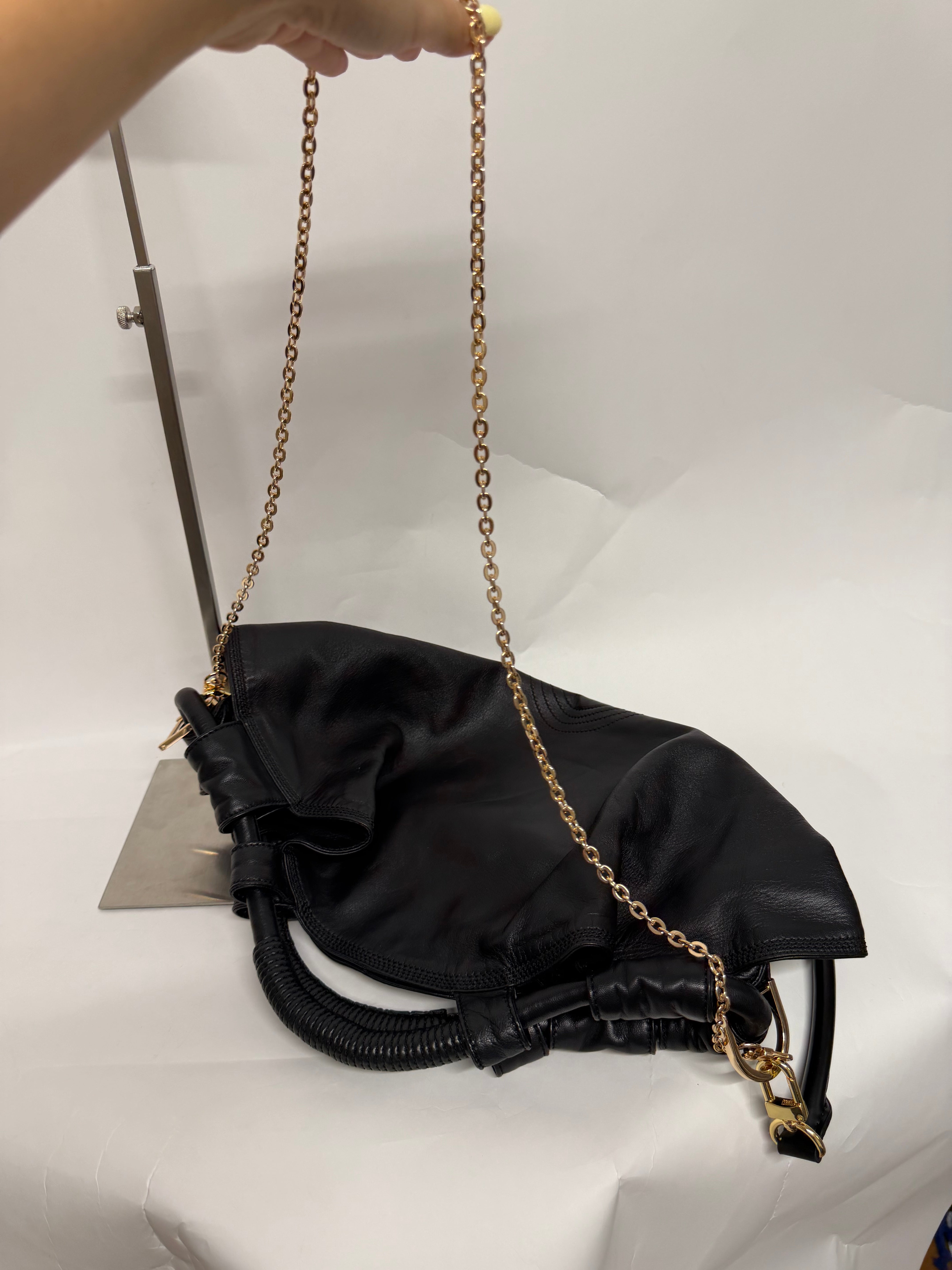 Loewe Aire nappa pequeño Negro dos bandoleras