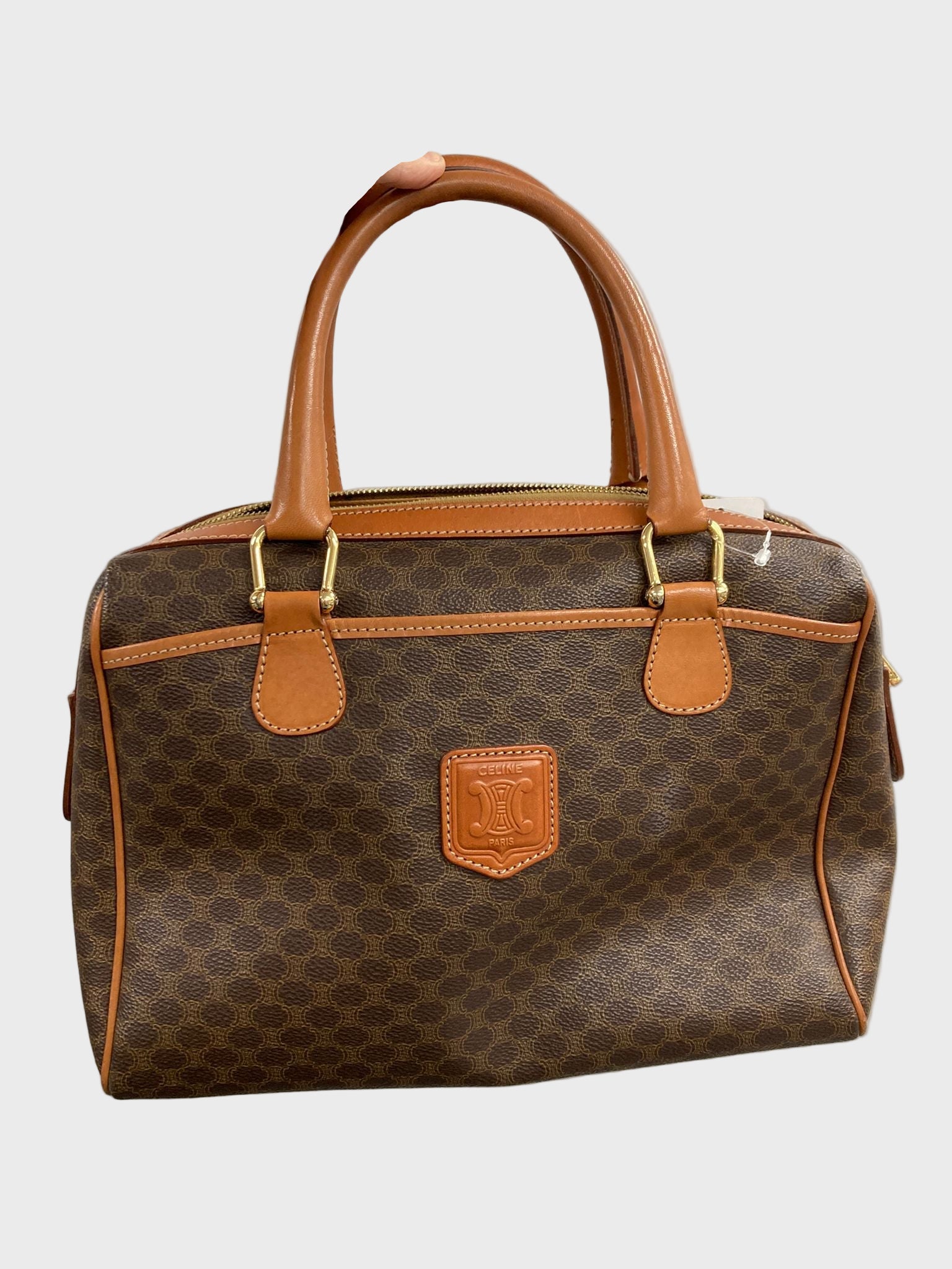 Céline Macadam Boston Bag