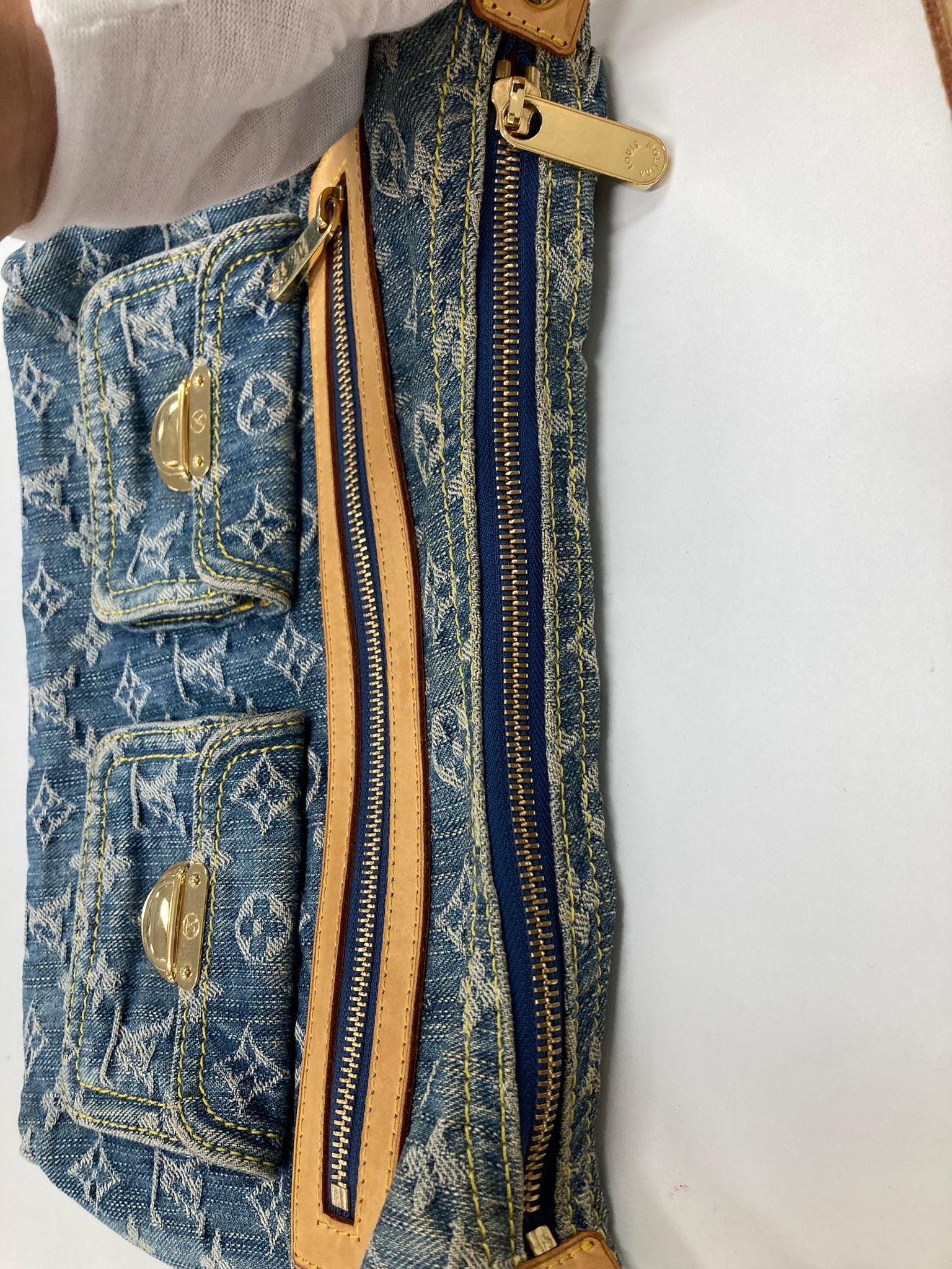 Louis Vuitton denim baggy vintage