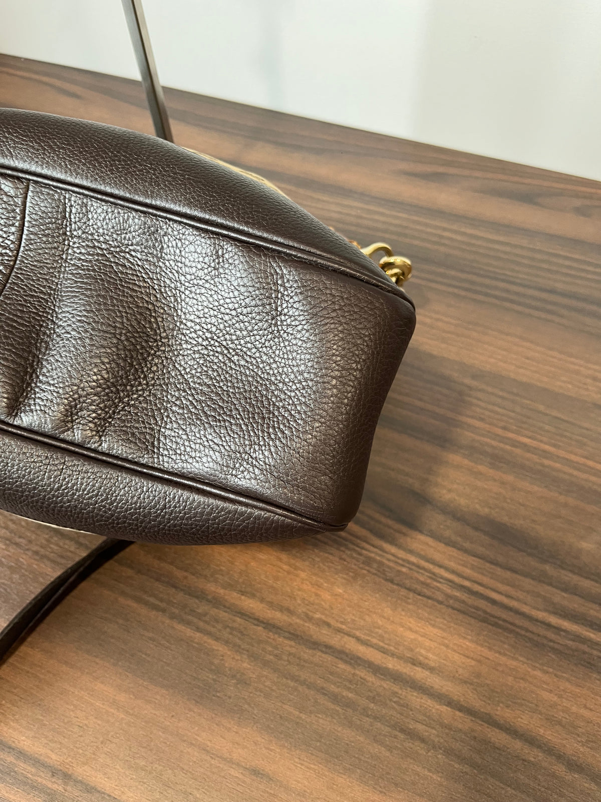 Gucci hobo Bamboo Lona GG Beige con Bandolera