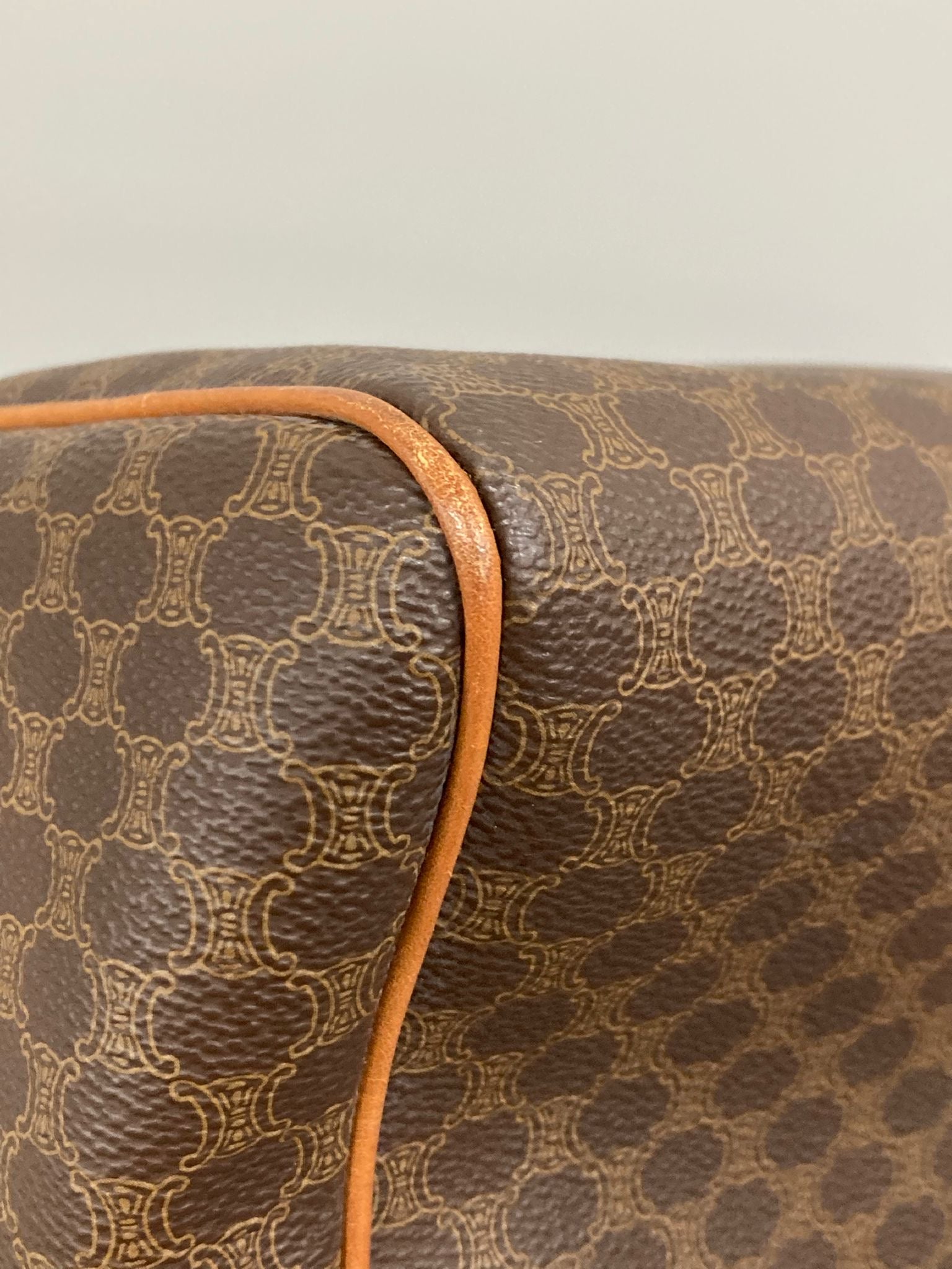 CÉLINE Macadam Handbag Vintage Marrón