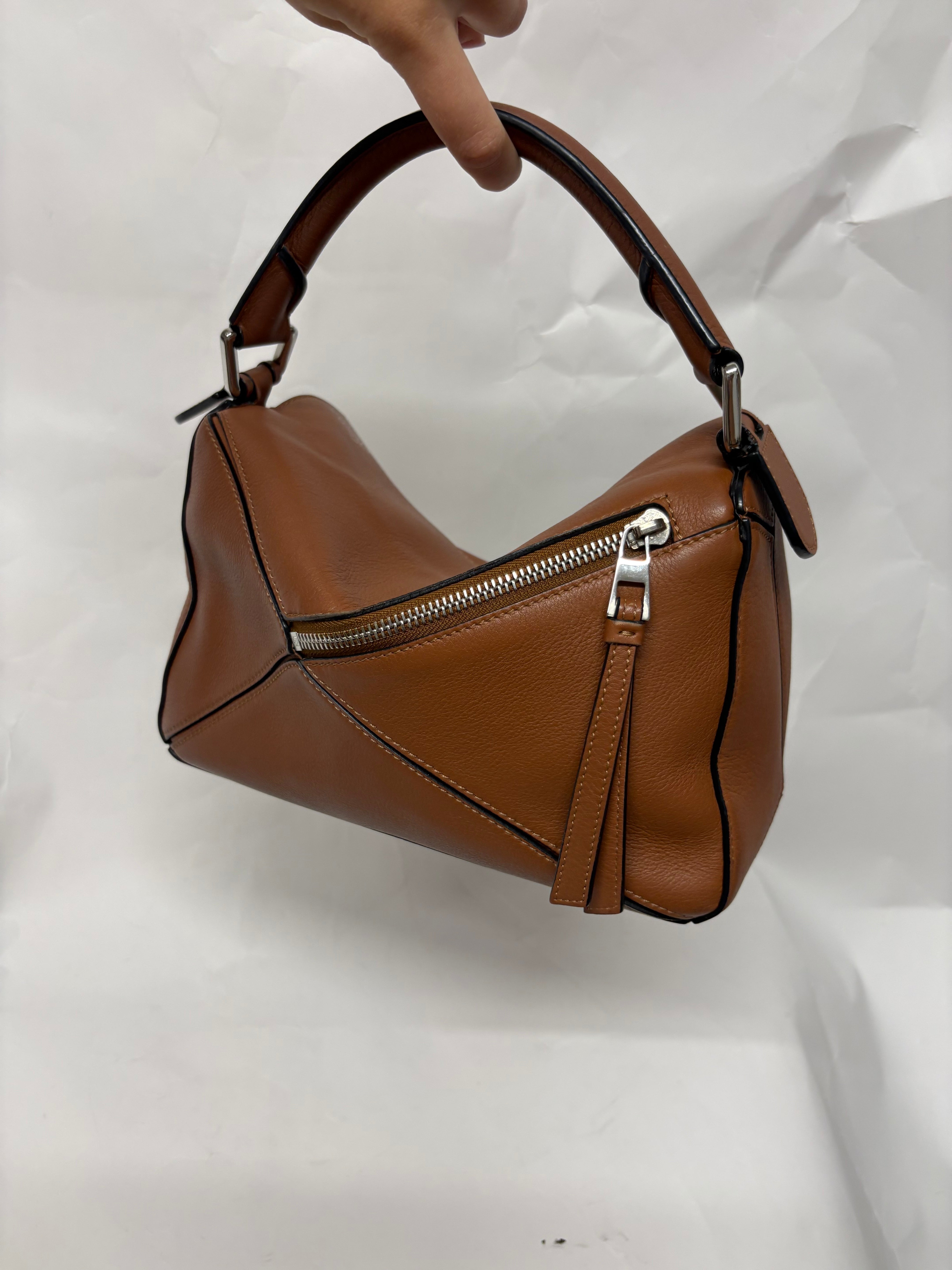 Loewe puzzle small pequeño camel marrón