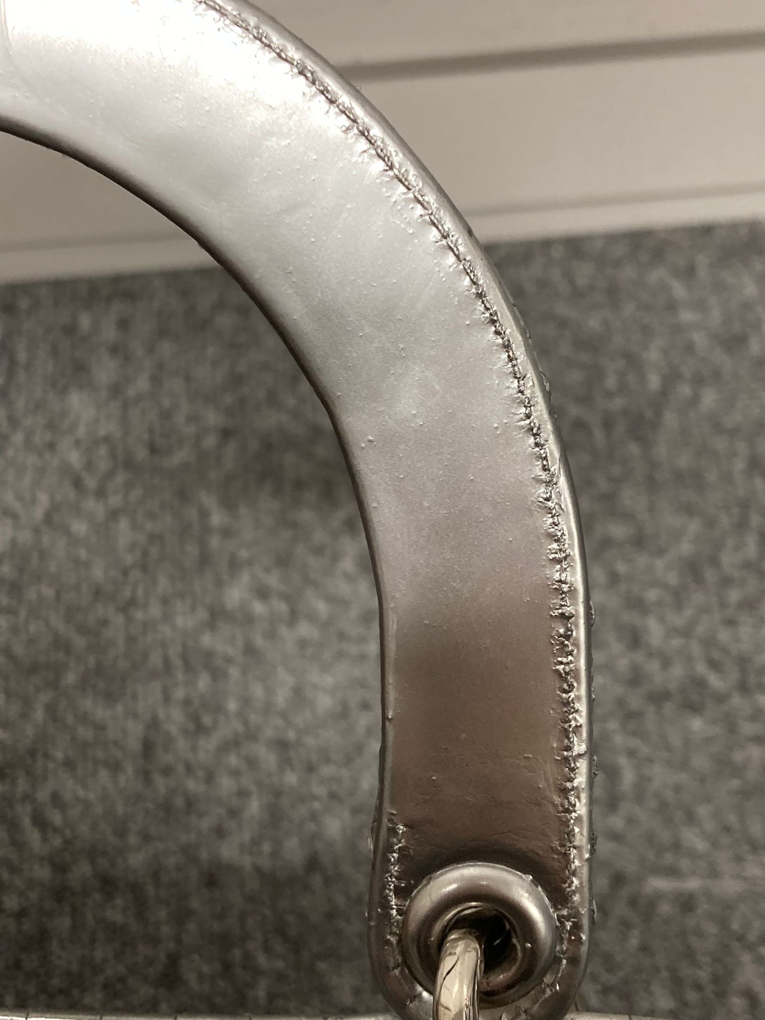 Christian Dior Lady Dior Cannage – Piel plateada