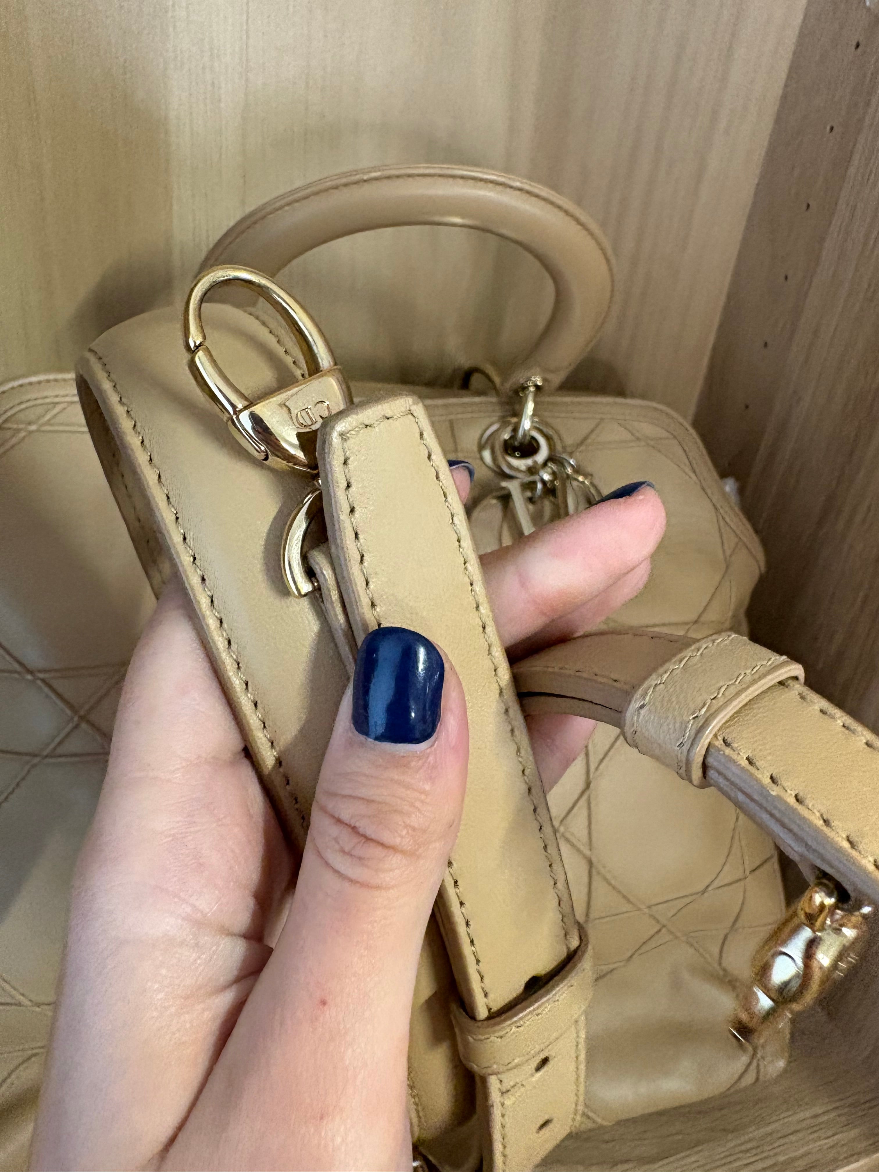 Dior Granville large tote beige camel bandolera