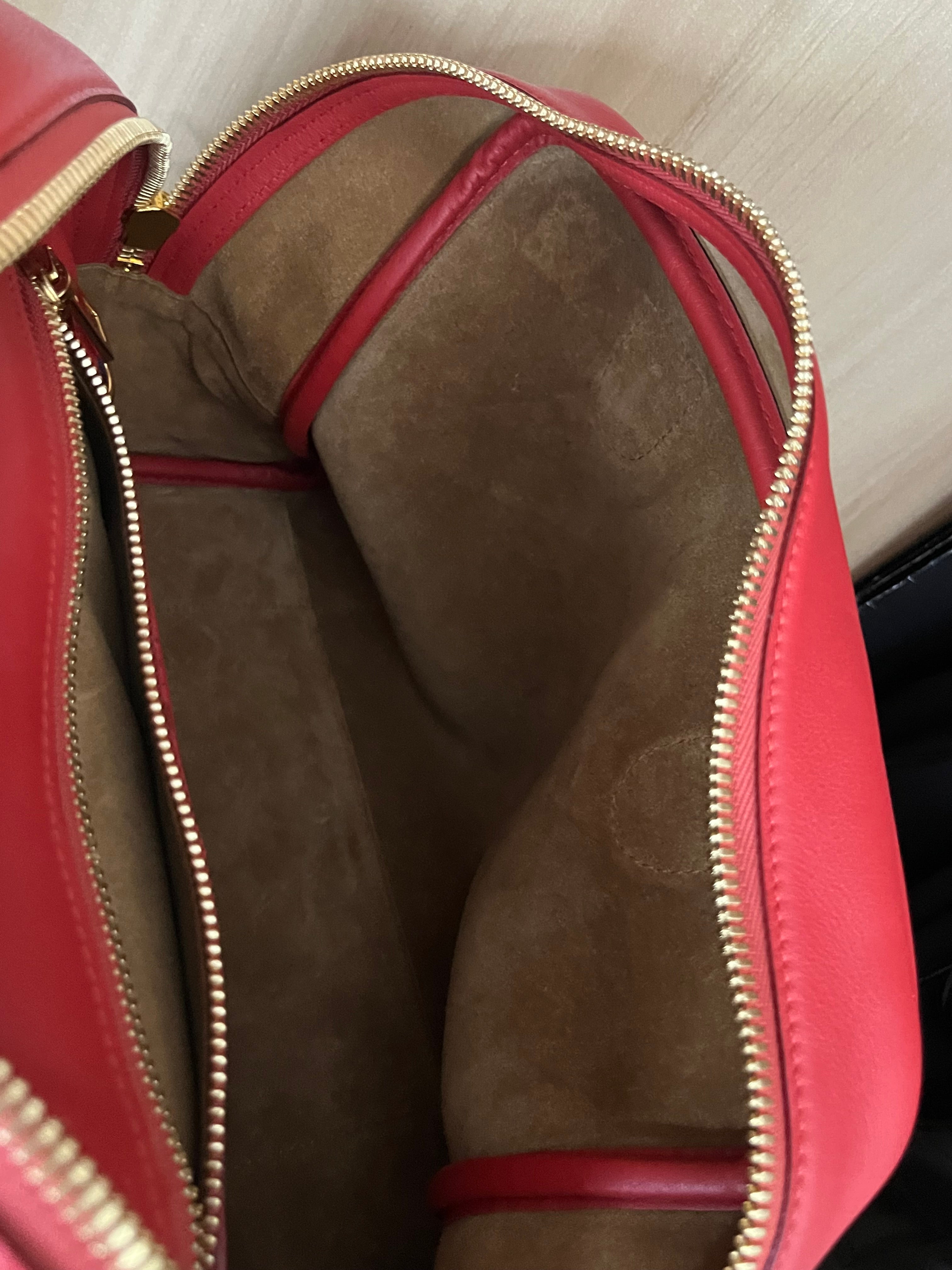 Loewe amazona 75 bandolera rojo