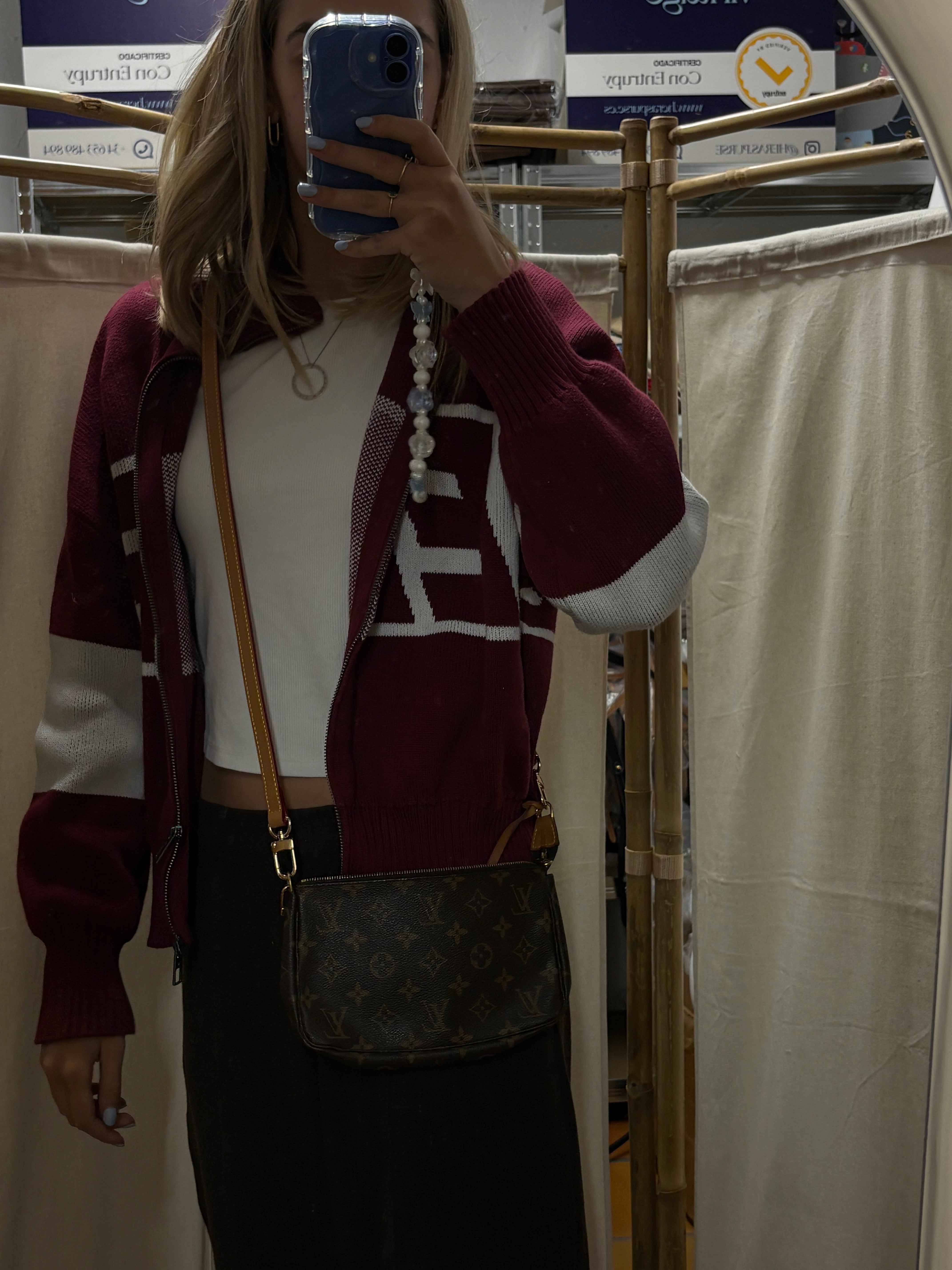 Louis Vuitton Pochette Accessoires monogram con 2 bandoleras extra