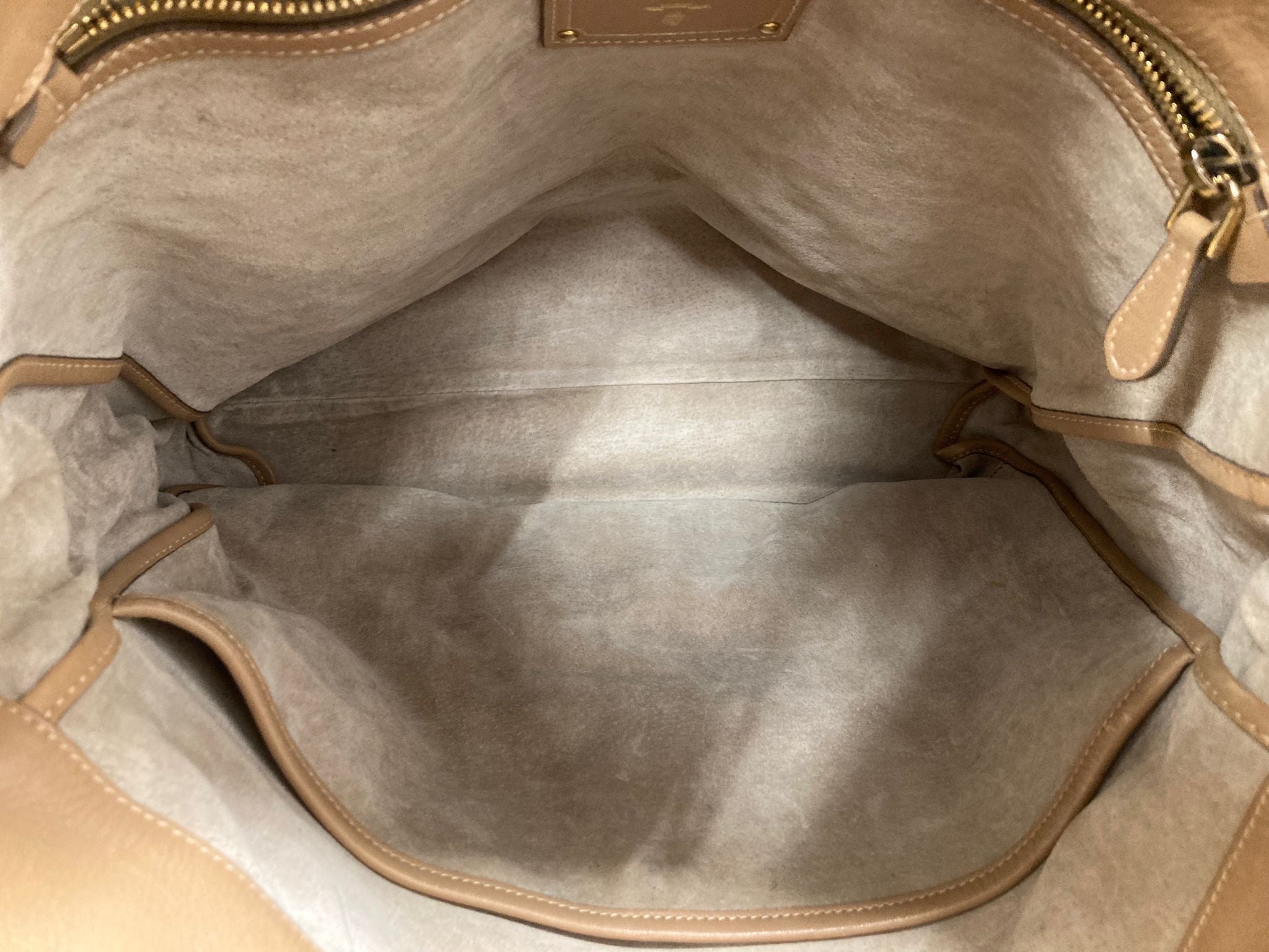 Prada Logo 2way Tote – Piel beige