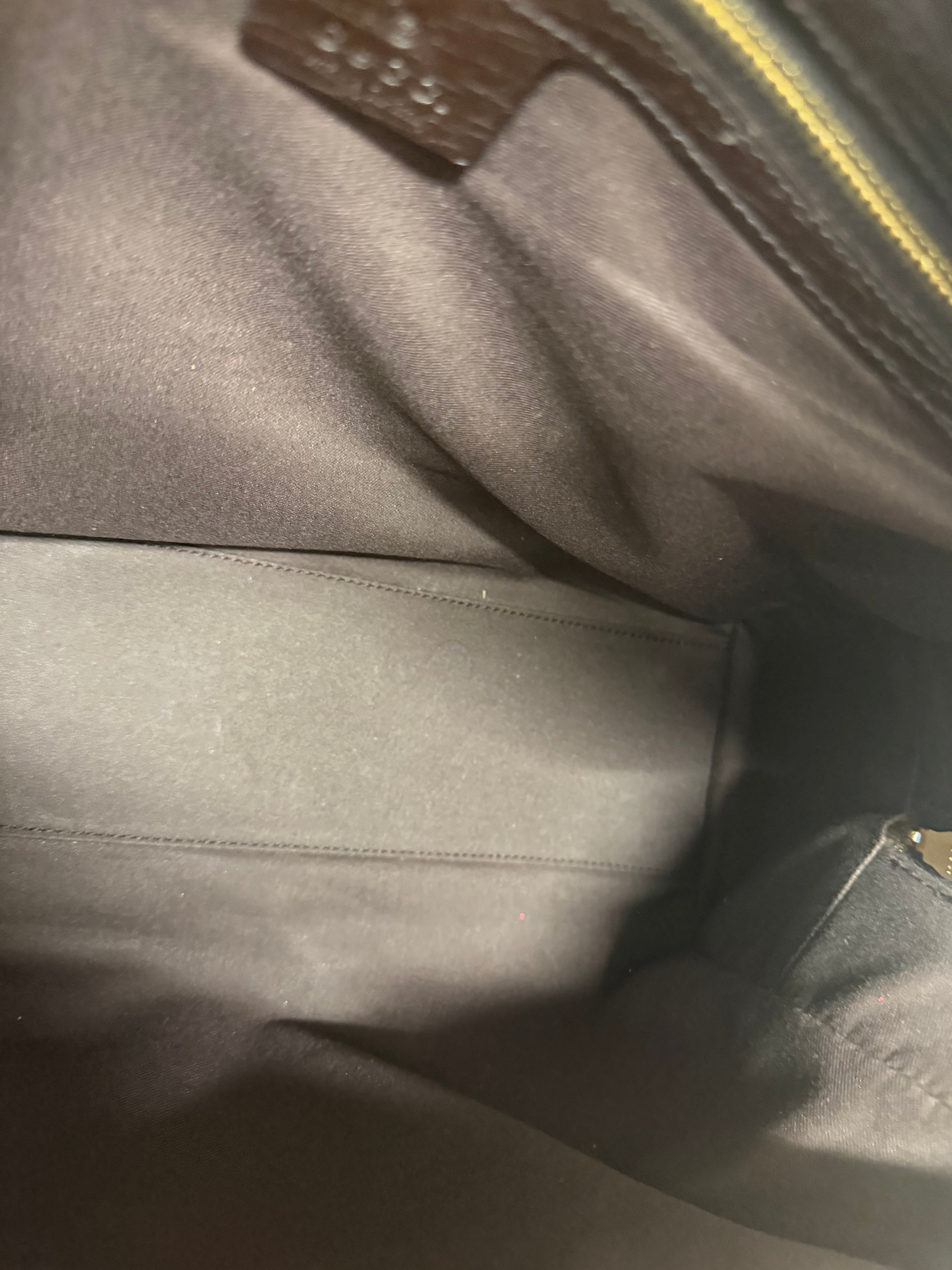 Gucci Hasler Horsebit GG Canvas Shoulder Bag