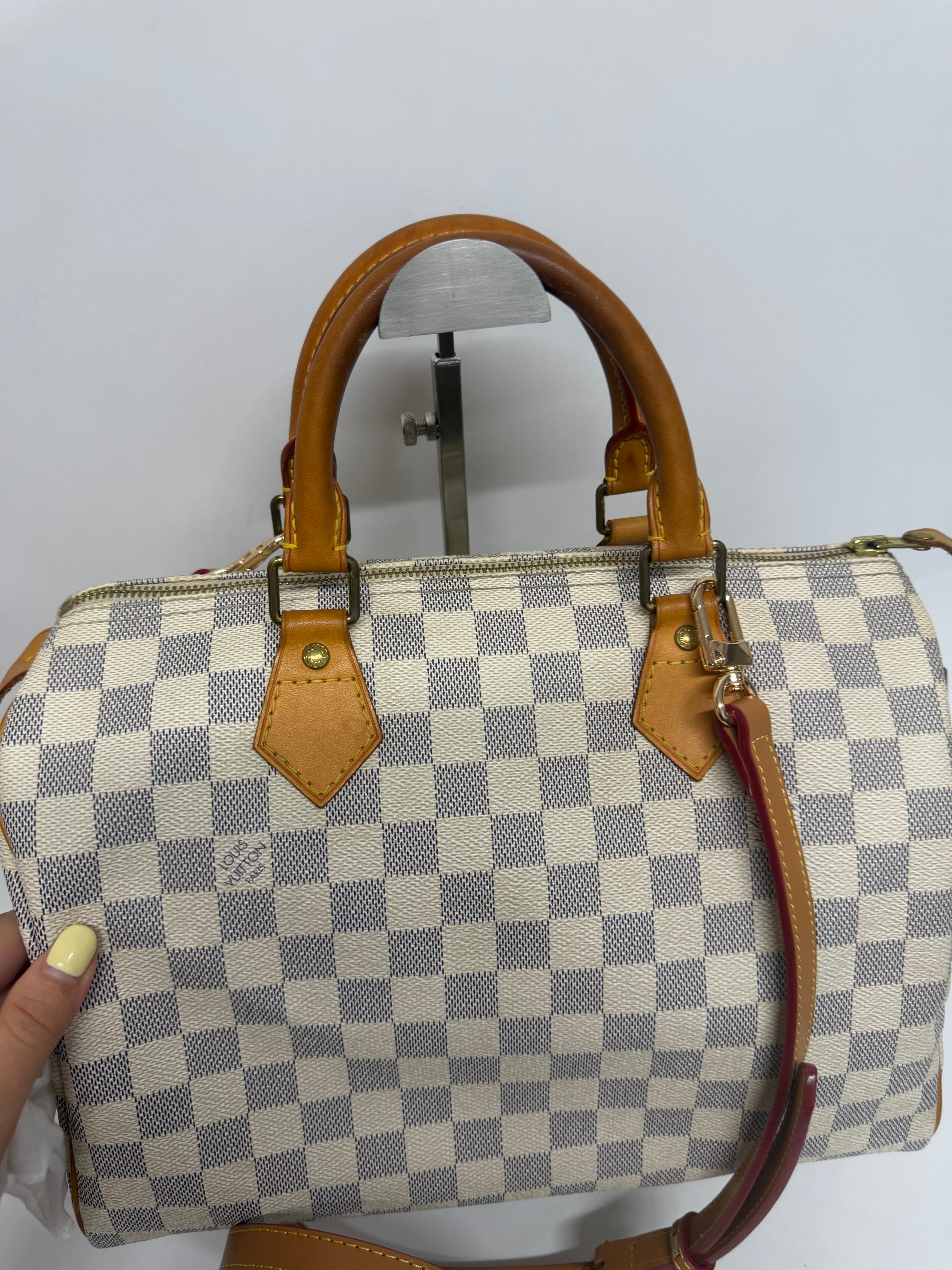 Louis Vuitton Speedy 30 Damier Azur