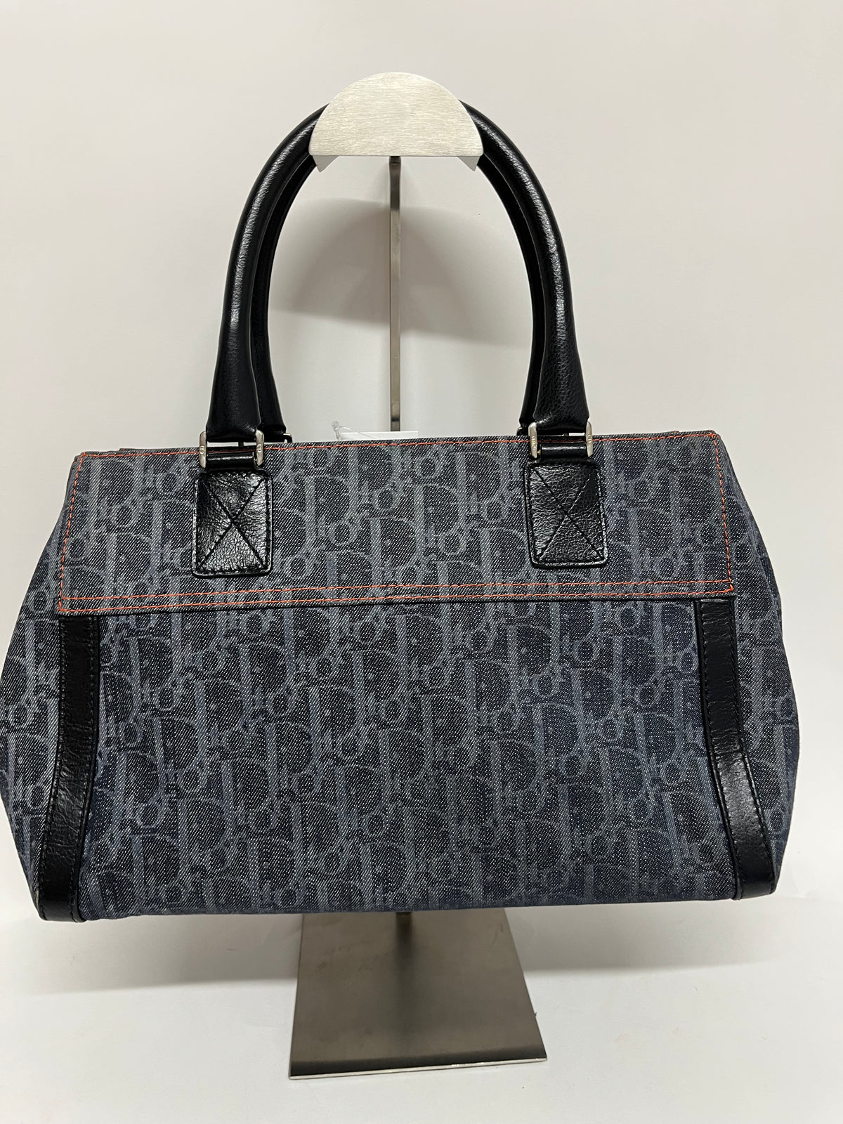 Christian Dior Flight Denim Diorissimo Gris Oscuro y Naranja
