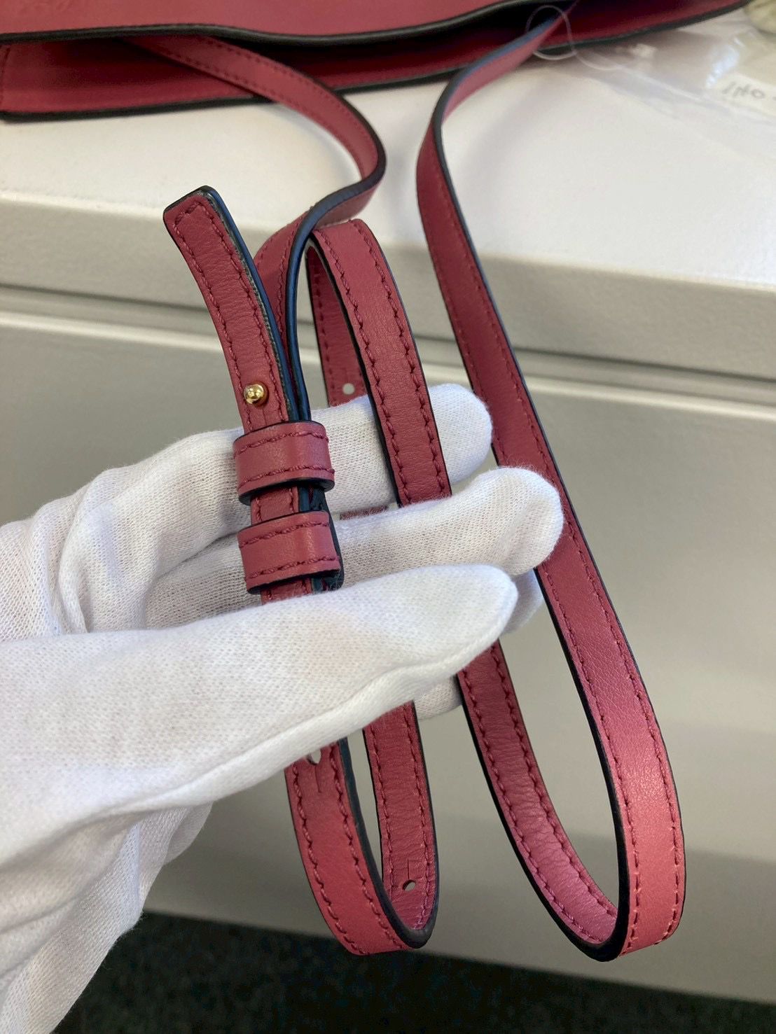 Loewe Flamenco Mini en piel nappa rosa