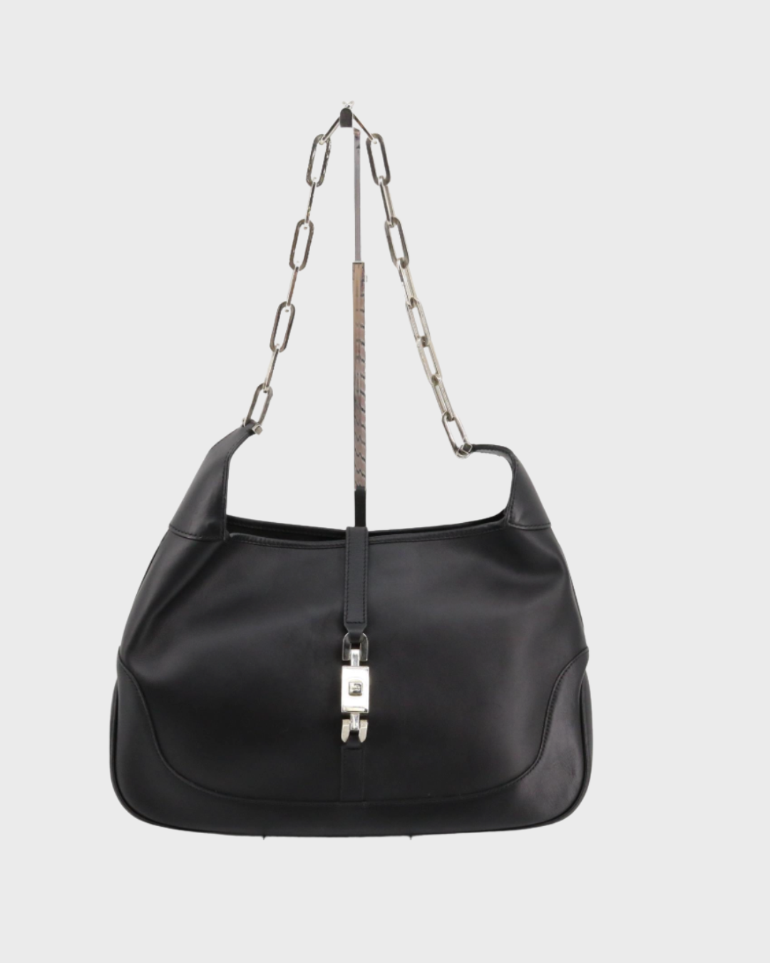 Gucci Jackie Chain Edition en piel negra