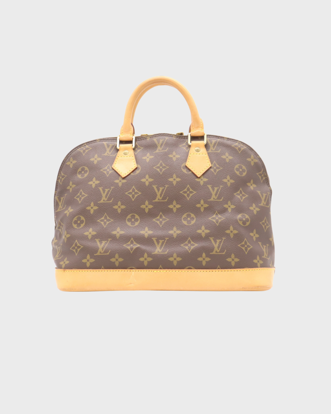 Louis Vuitton Alma Monogram MM en canvas marrón