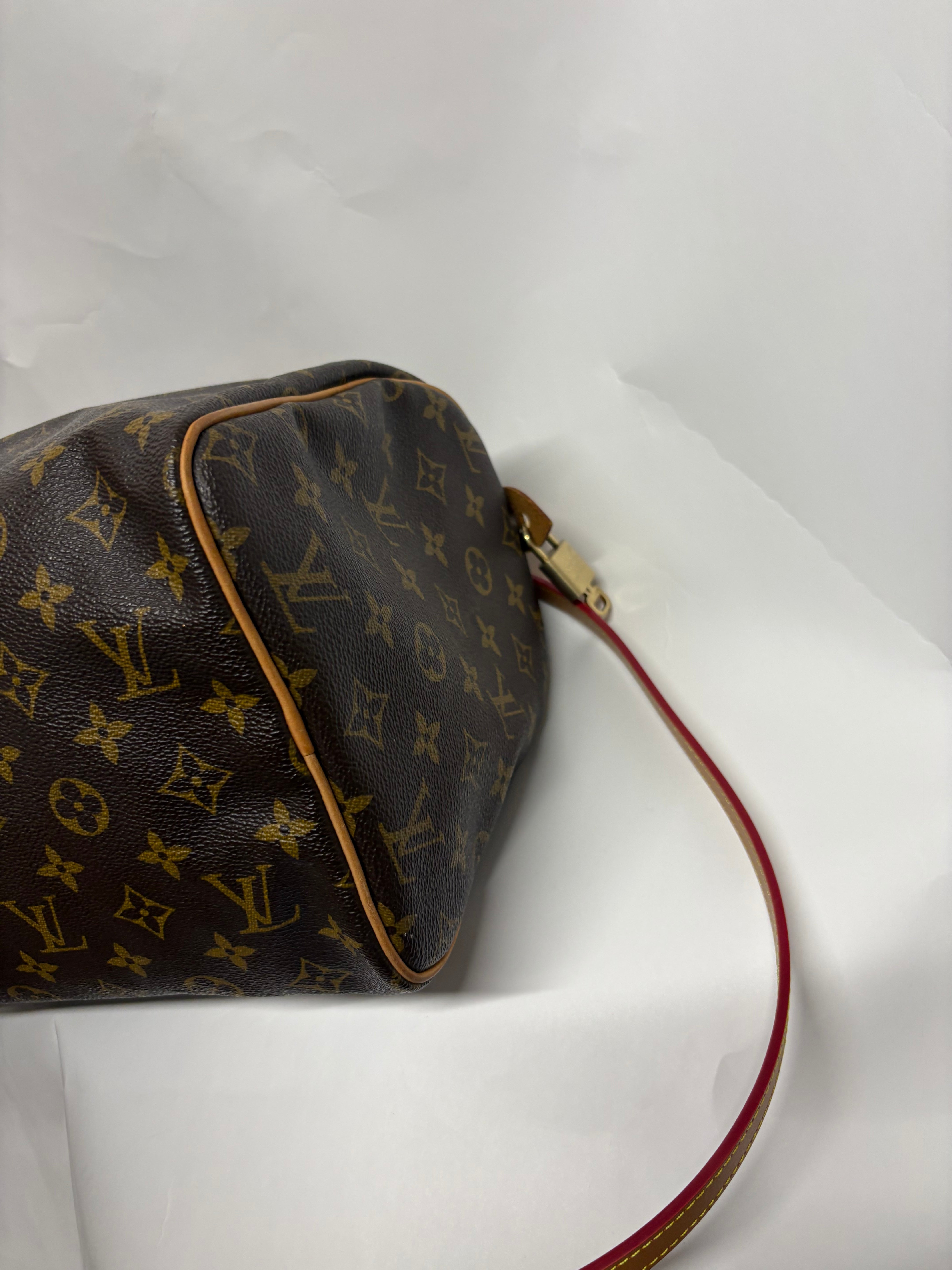 Louis Vuitton Speedy 30 Monogram con bandolera extra