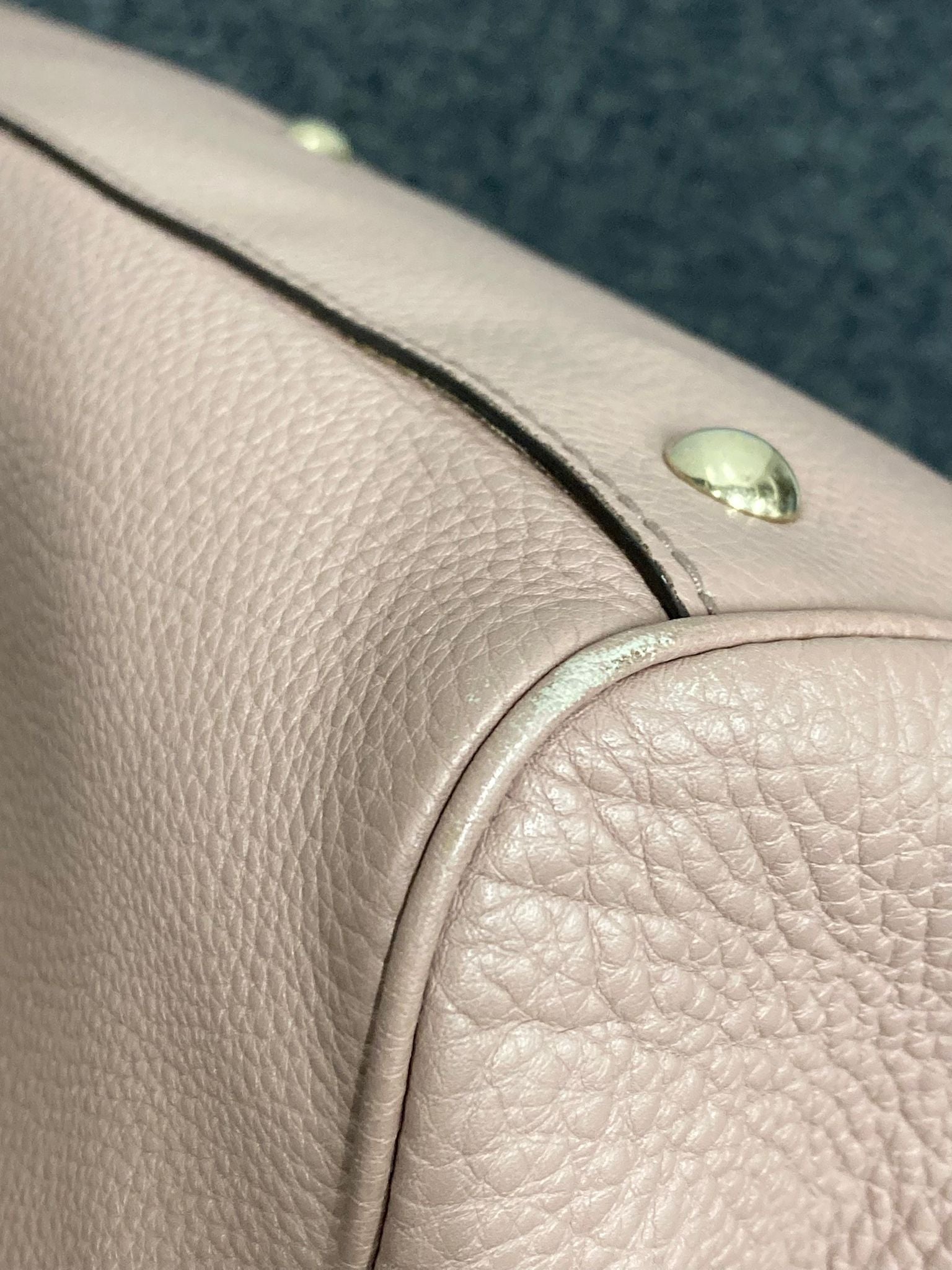 Gucci Bamboo 2Way Bag en piel rosa empolvado y bandolera