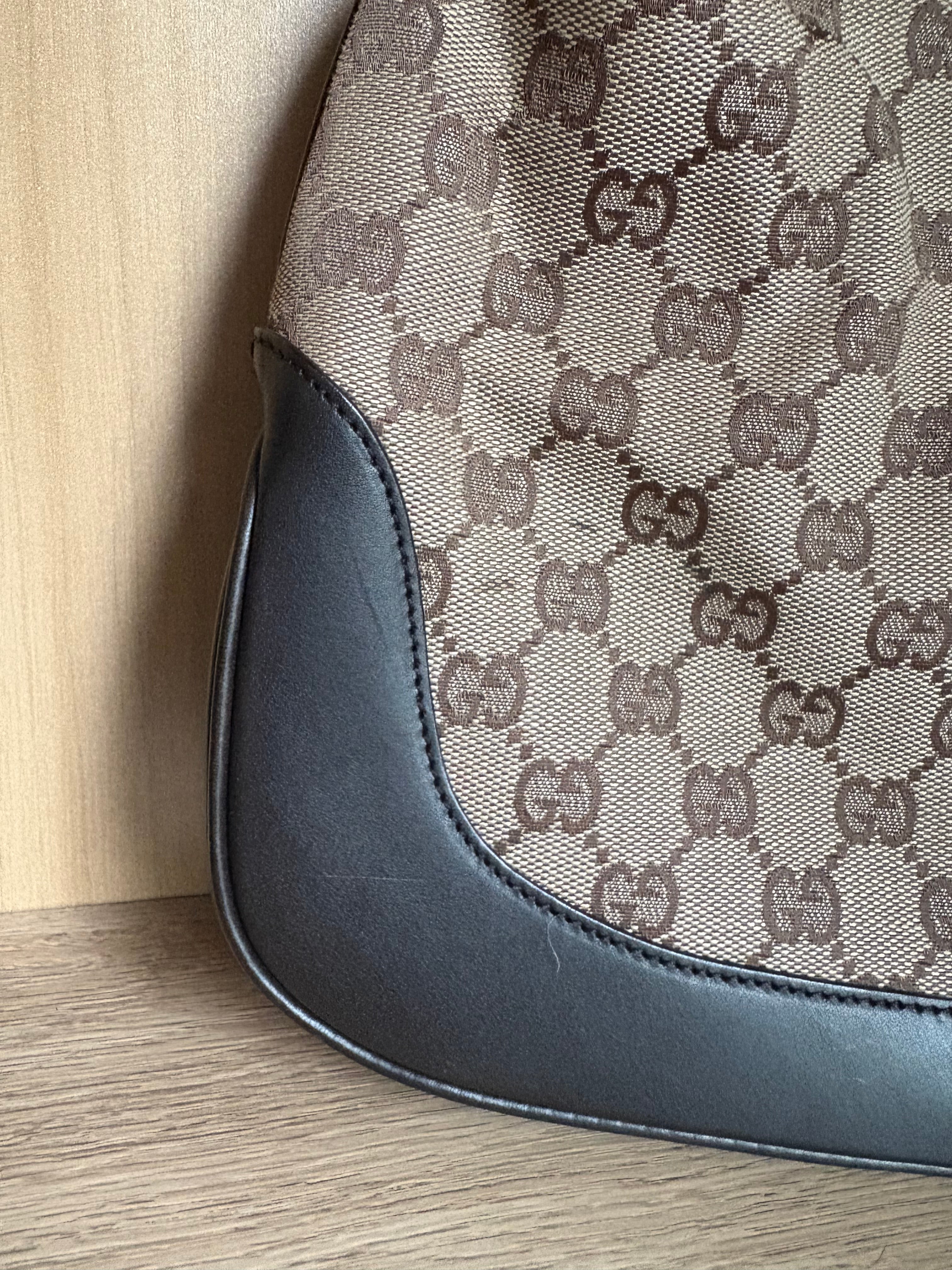 Gucci Jackie GG Canvas Shoulder Bag – Clásico Vintage