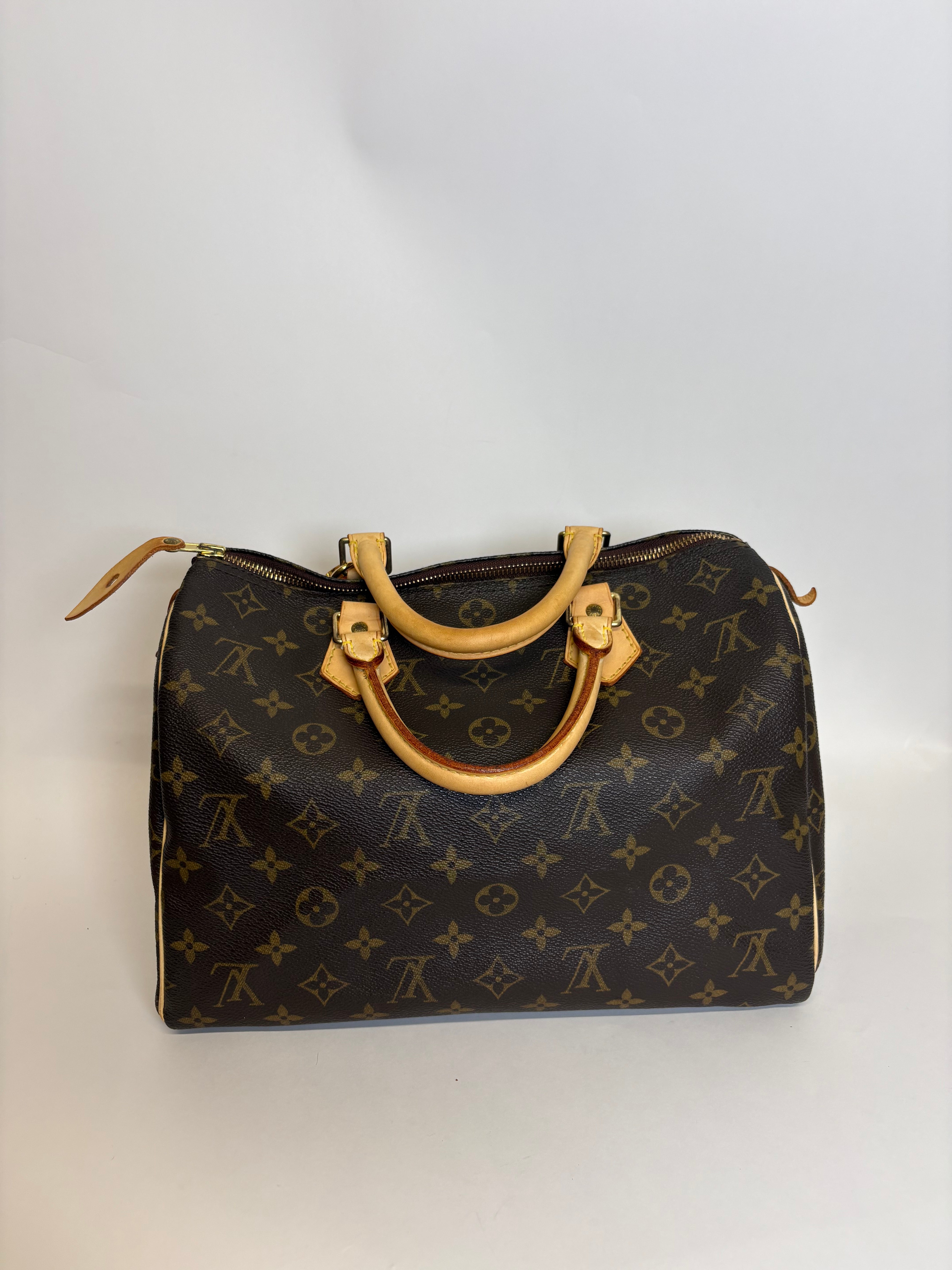 Louis Vuitton speedy 30 canvas monogram con bandolera extra