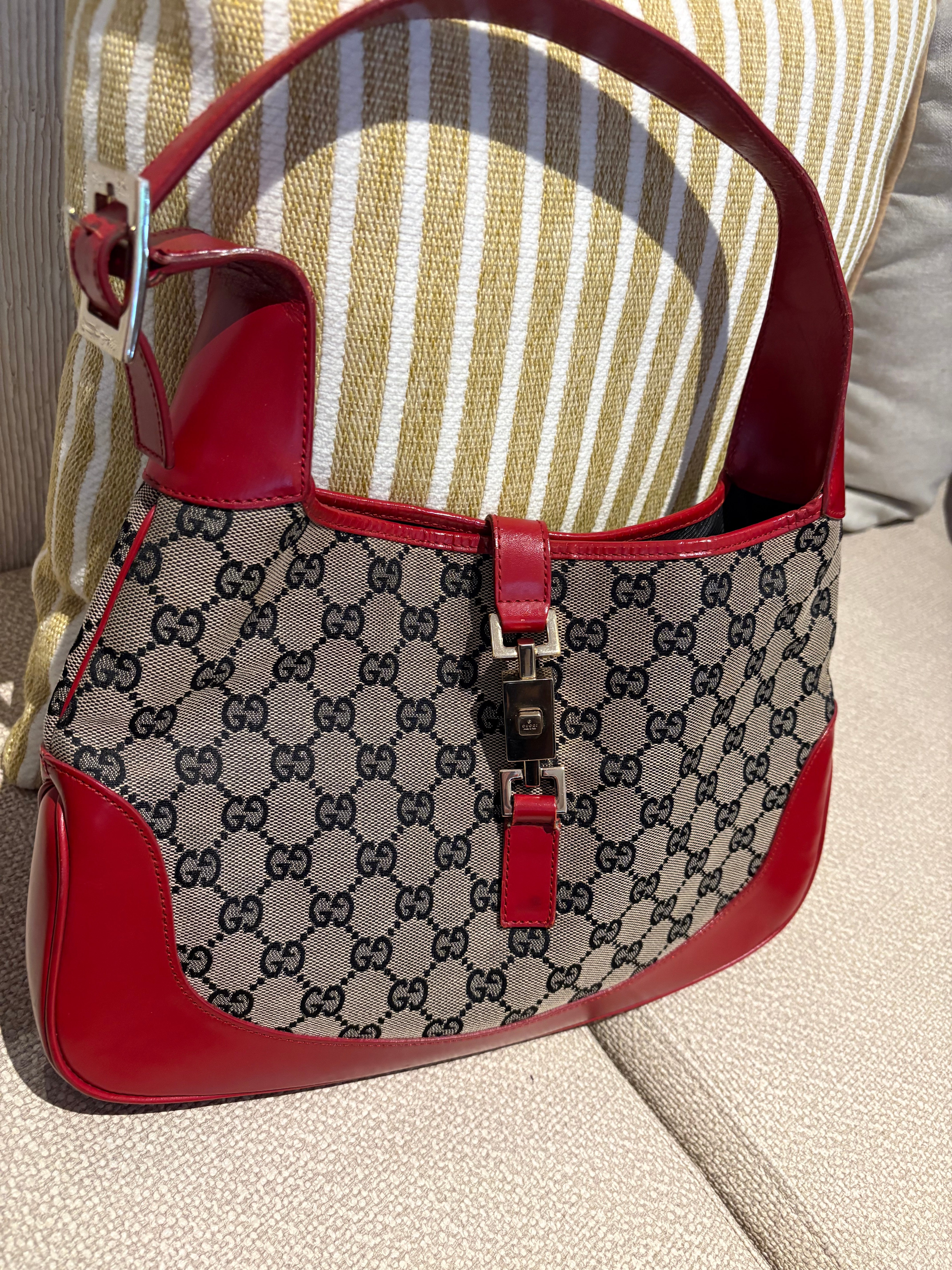 Gucci Jackie Rojo Clasico Vintage