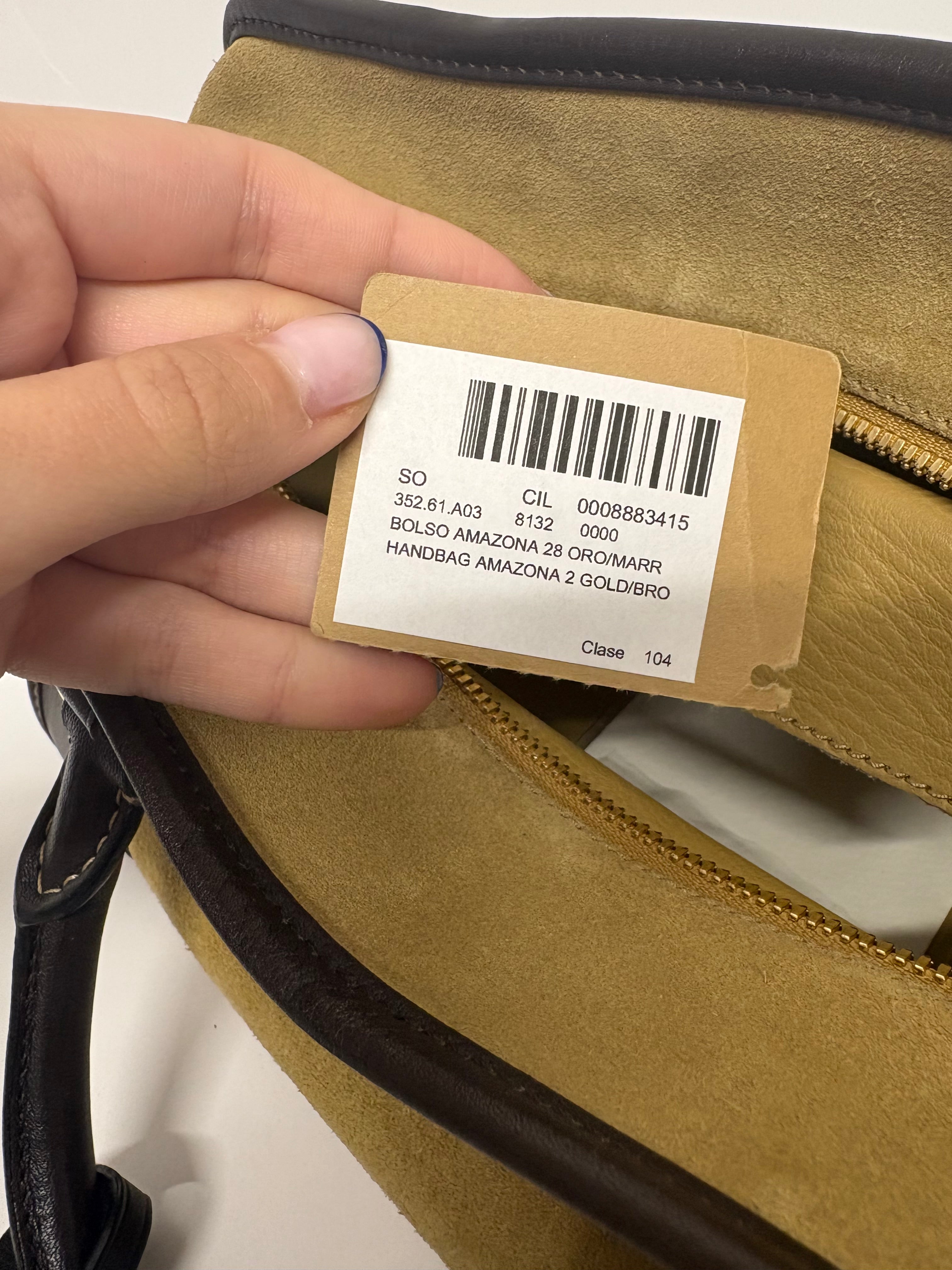 Loewe Amazona 30 ante oro marrón