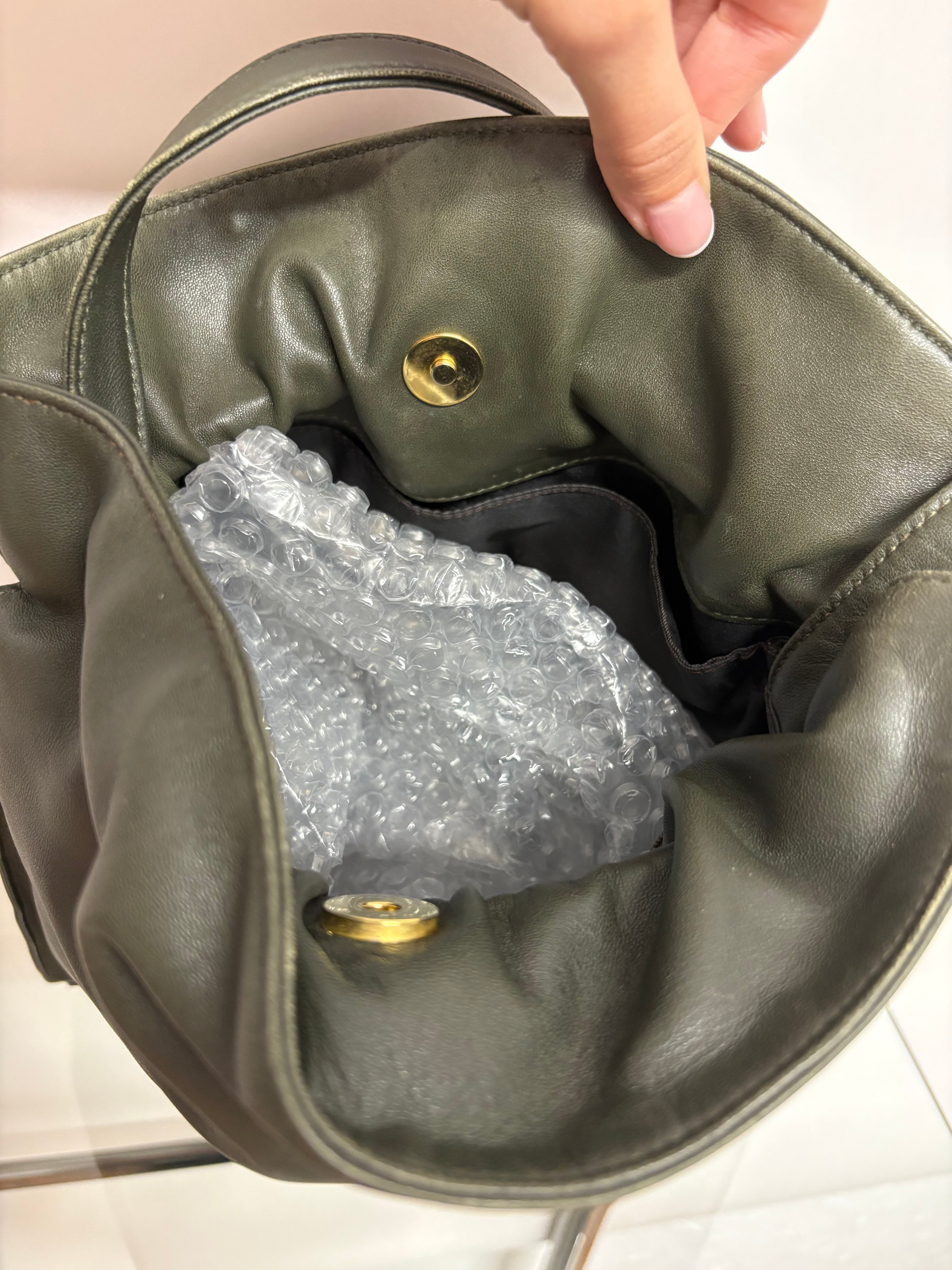 Loewe Flamenco Mediano Vintage Verde Oliva