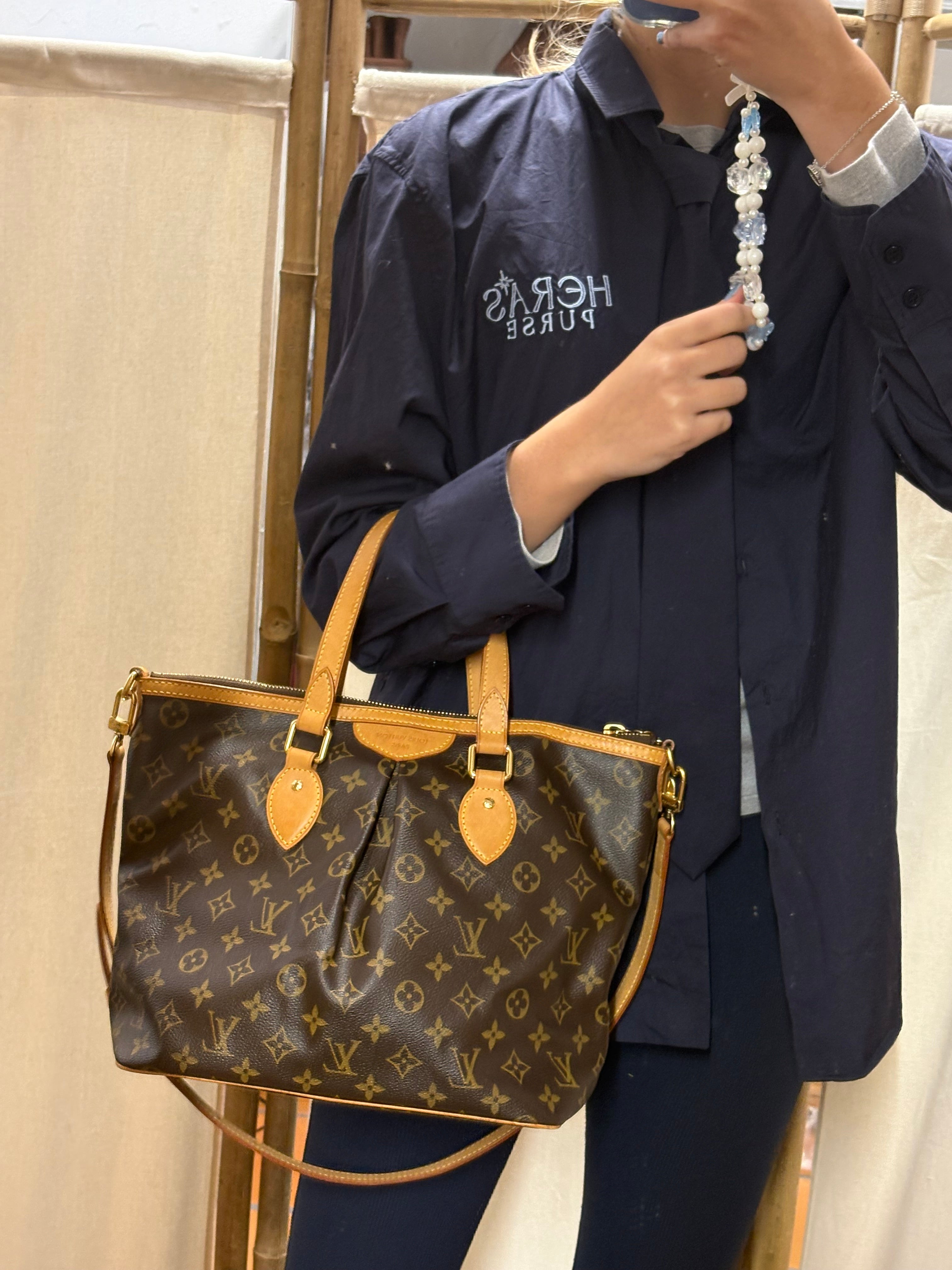Louis Vuitton Palermo PM canvas monogram con bandolera original