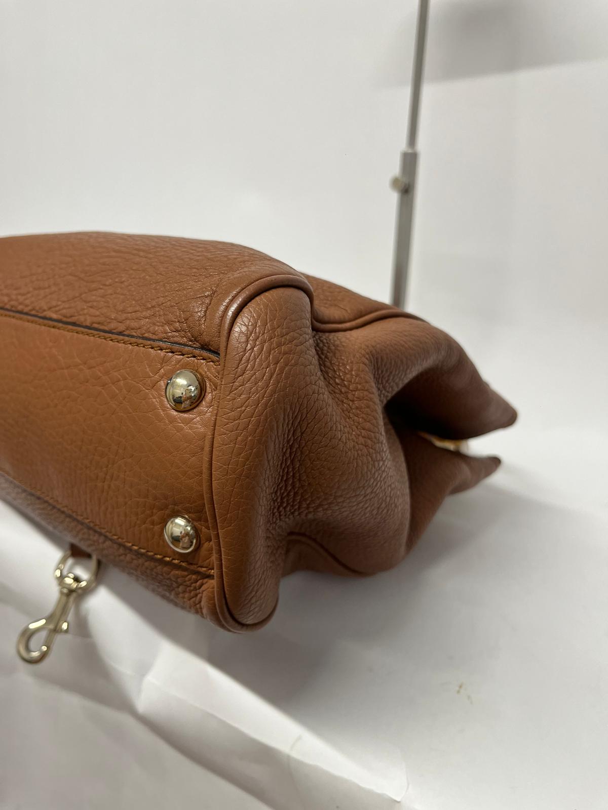 Gucci Bamboo Shopper Small Piel de Becerro Marrón