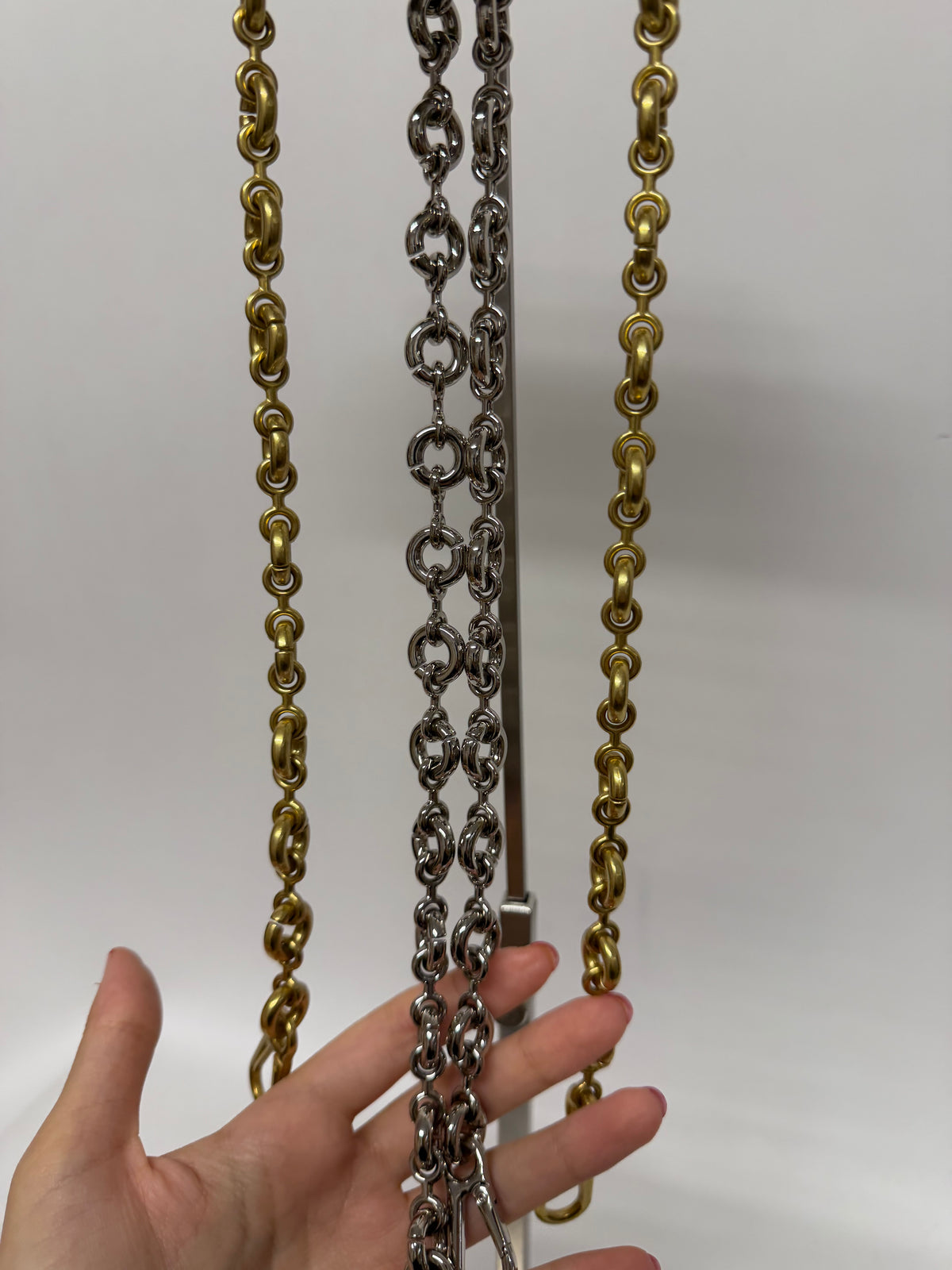 Cadena de Bolso en Metal 69 cm - plata o dorado
