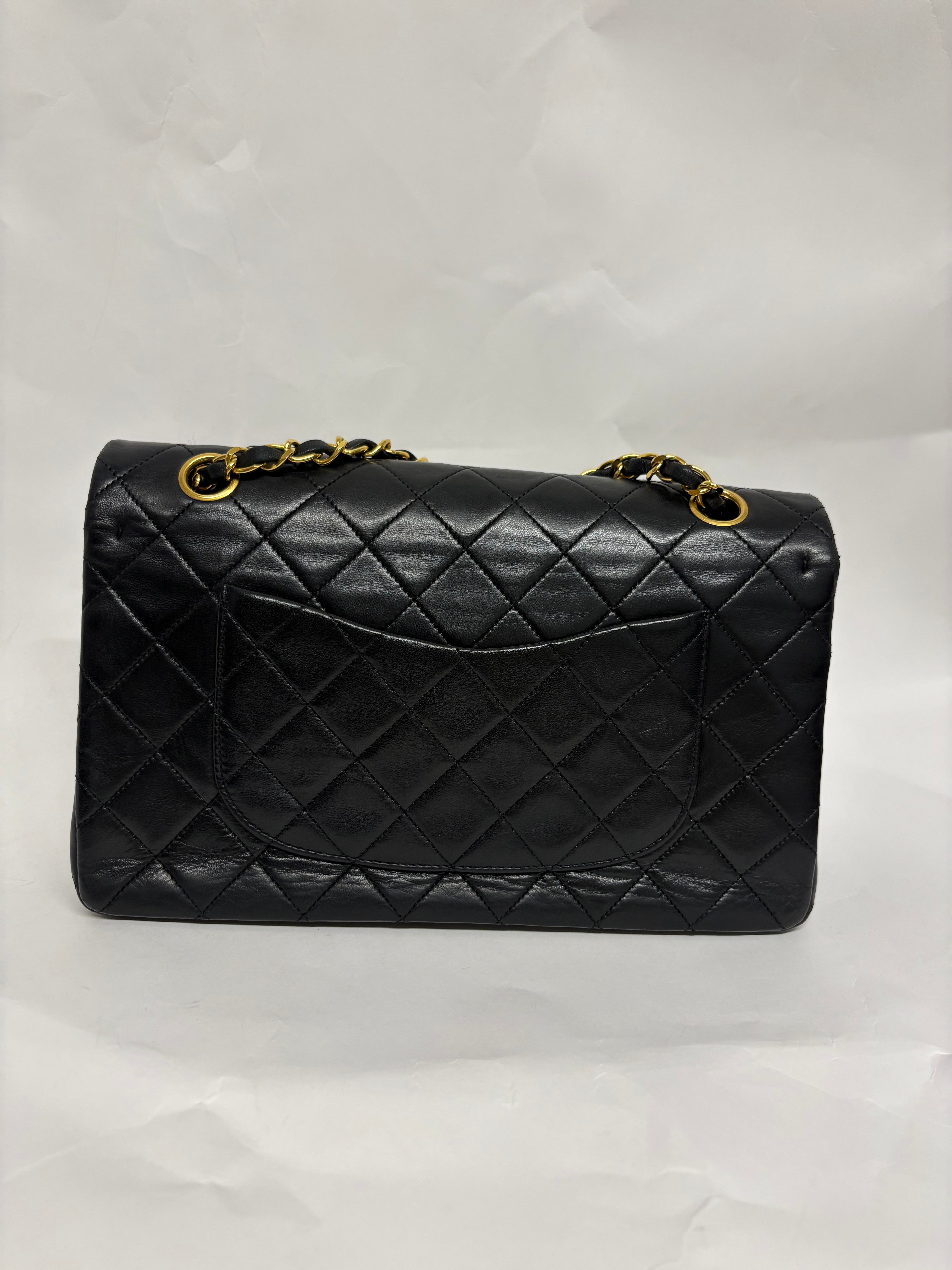 Chanel Timeless Double Flap 25 Lambskin Negro Classic Flap | Serie 1