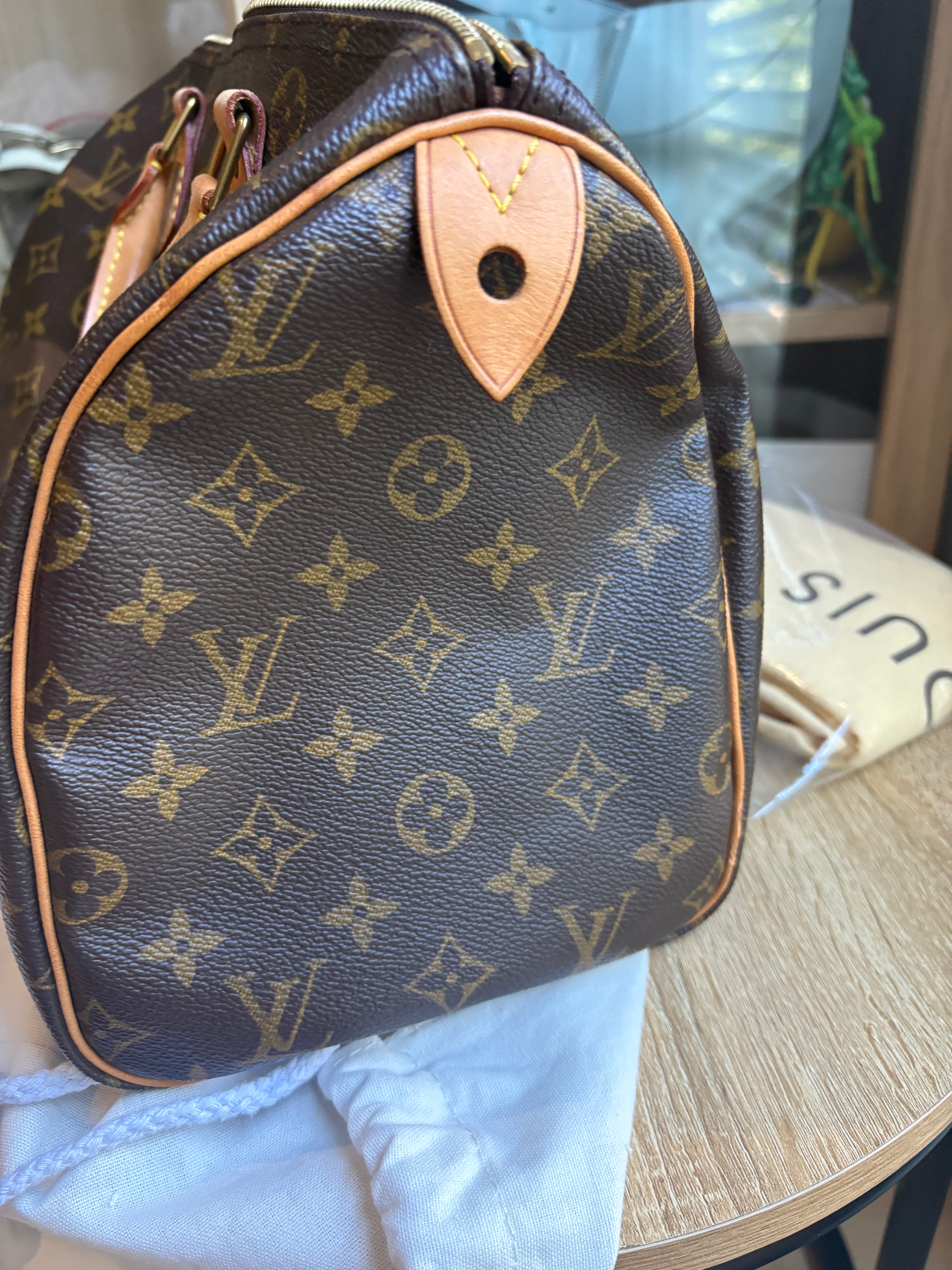 Louis Vuitton speedy 30 canvas monogram