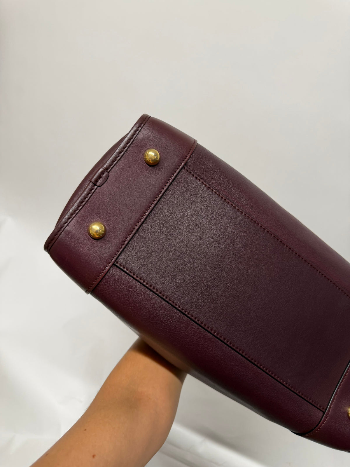 Loewe Amazona 36 Burdeos Herrajes Dorados