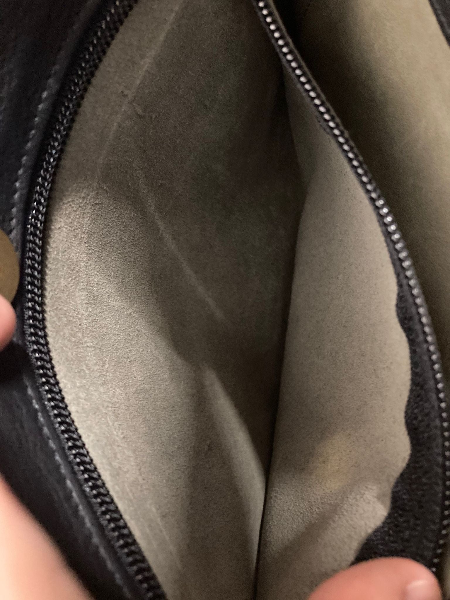 Loewe Tote Bag en ante caqui y piel negra