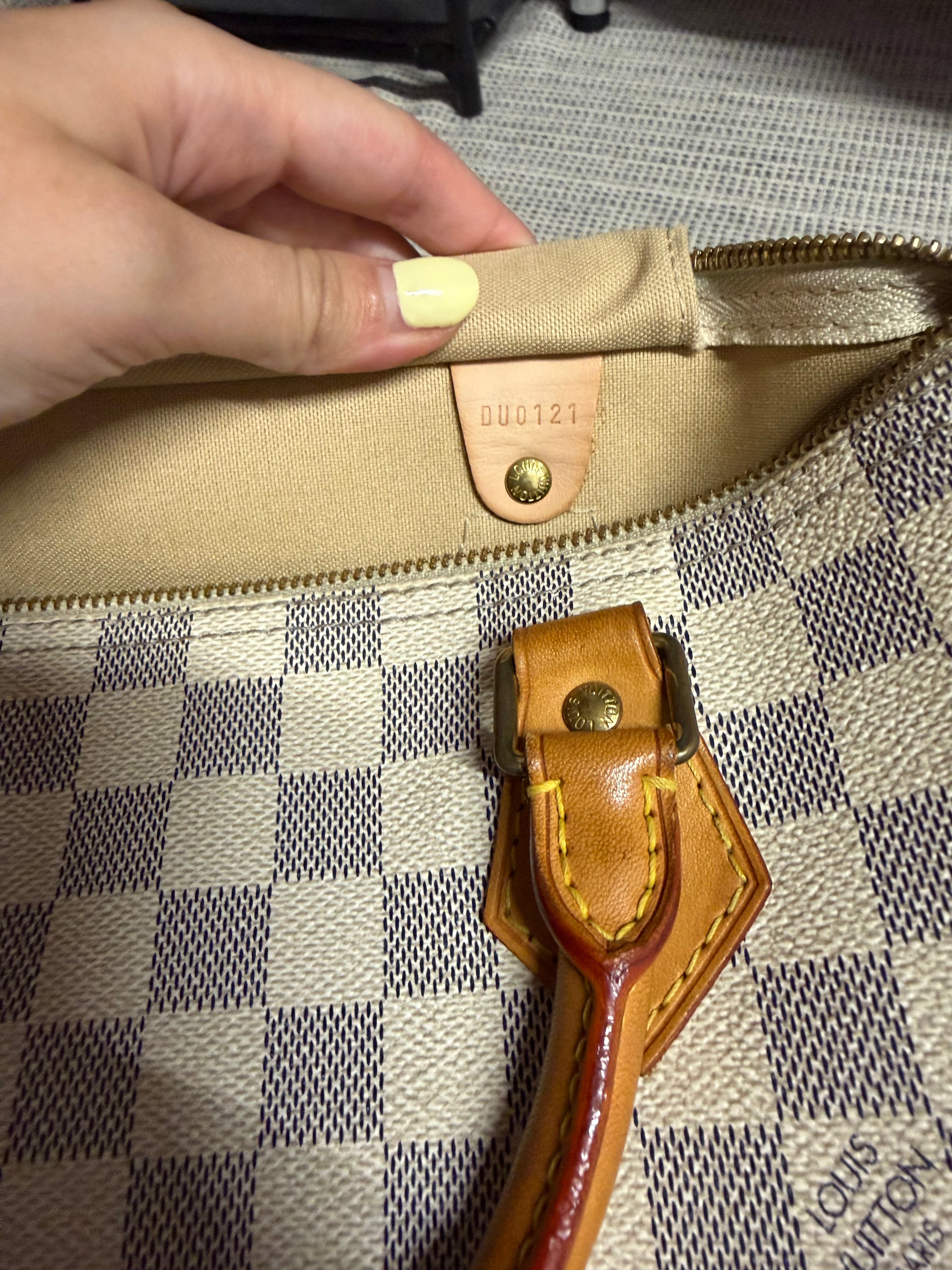 Louis Vuitton Speedy 30 Damier Azur