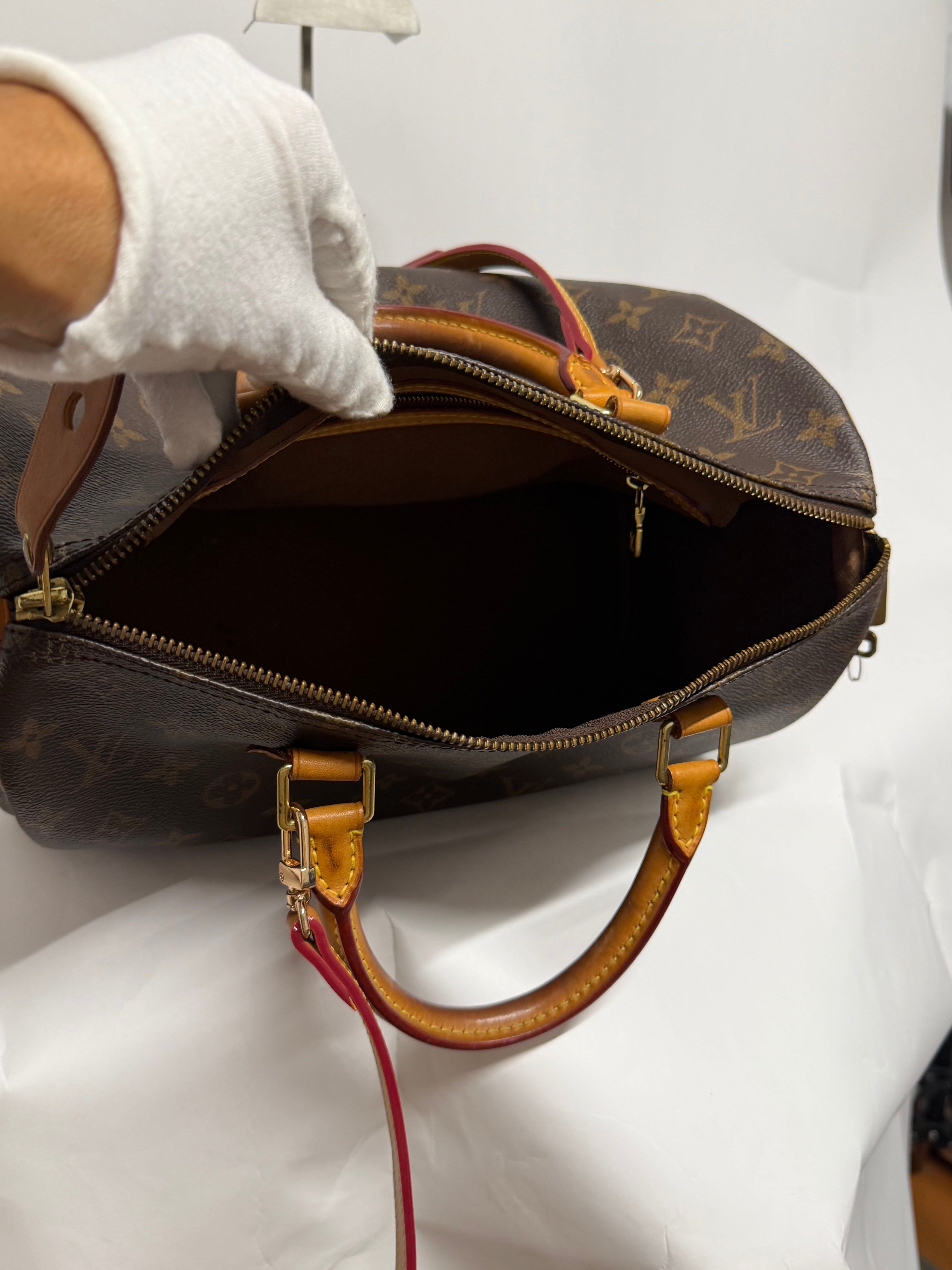Louis Vuitton Speedy 30 Monogram con bandolera extra