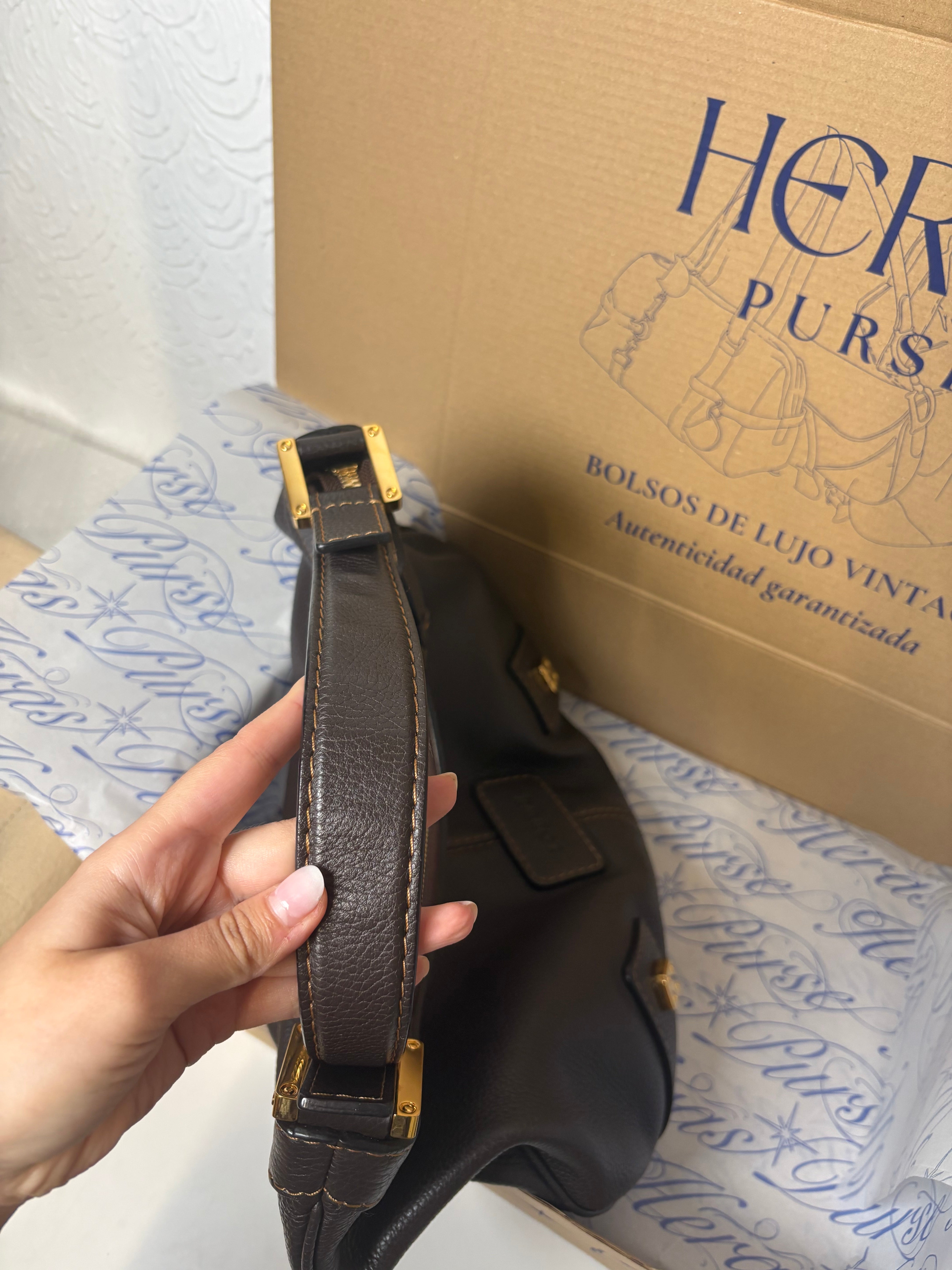 Loewe Hobo Road Safari Marrón Chocolate Large