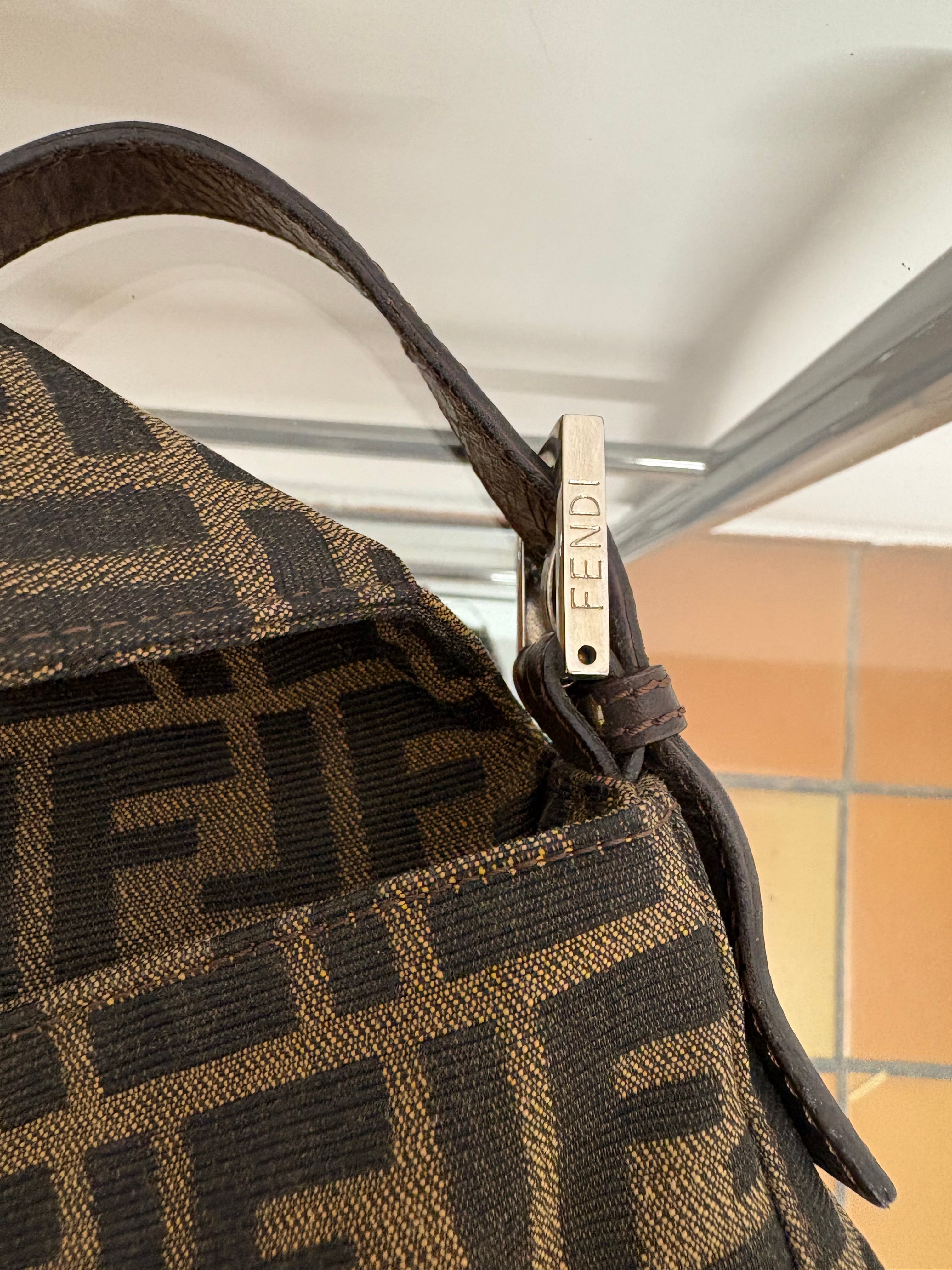 Fendi Baguette Zucca Marrón Vintage