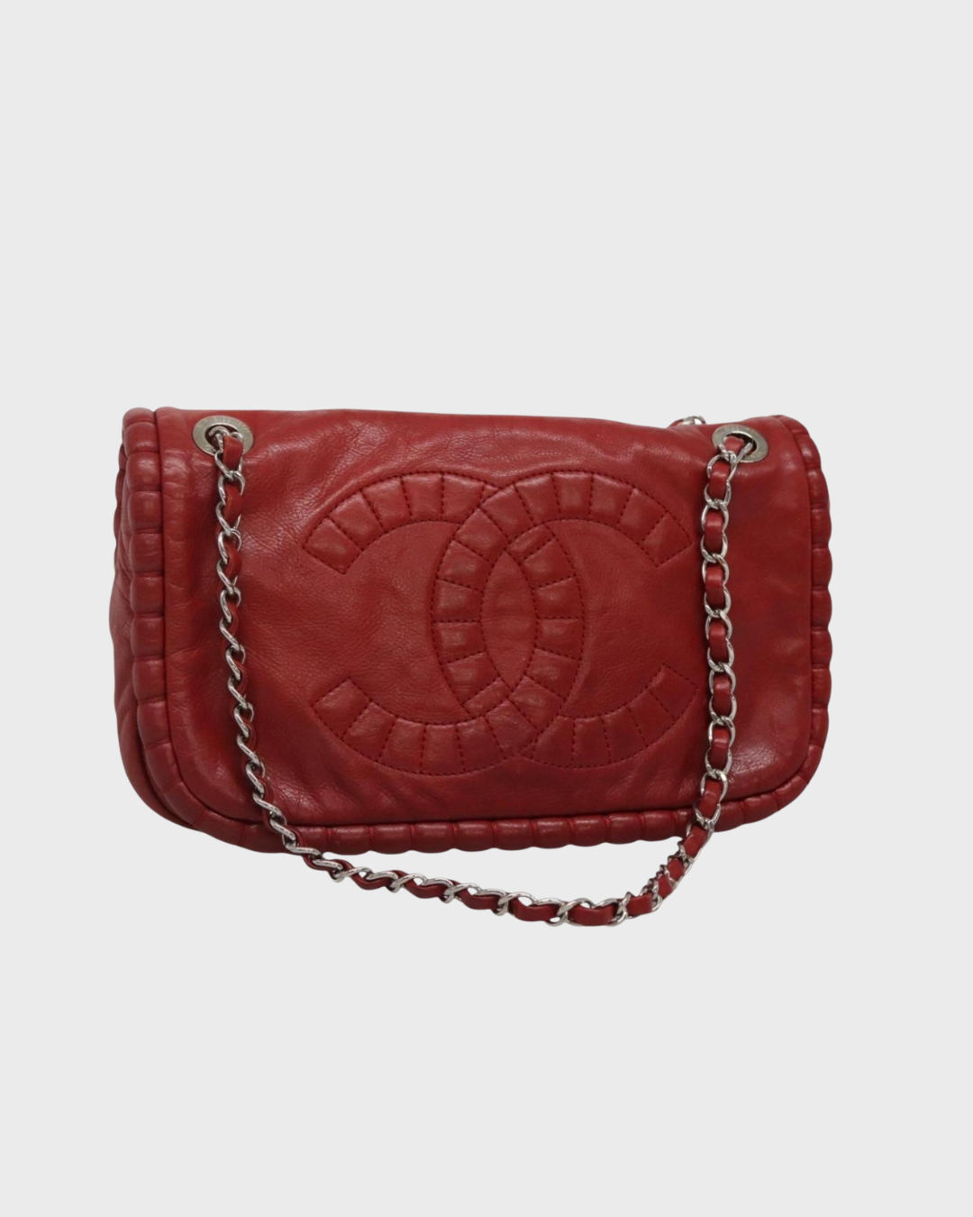 Chanel Hobo Logo CC Rojo