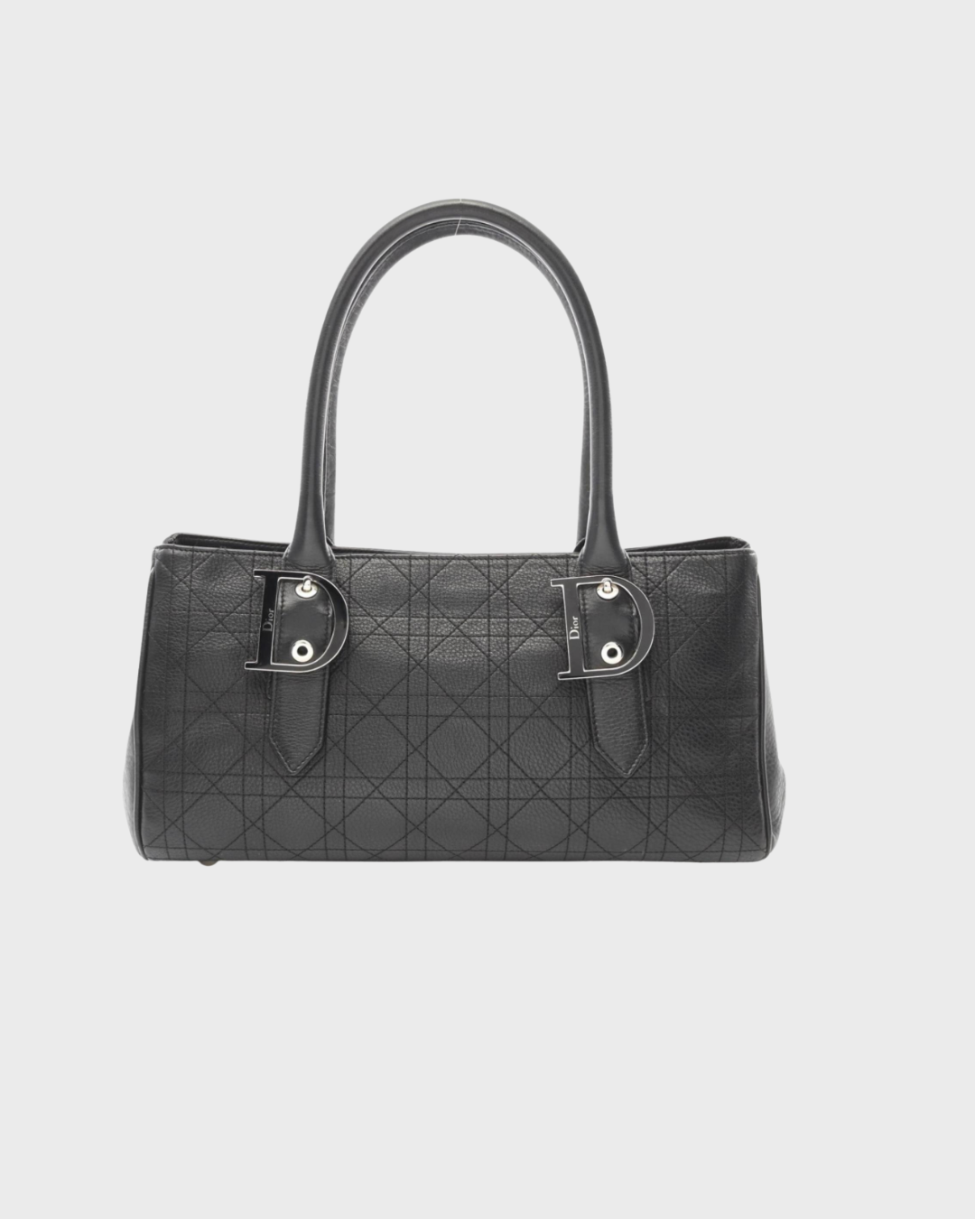 Dior Cannage Lady en piel negra