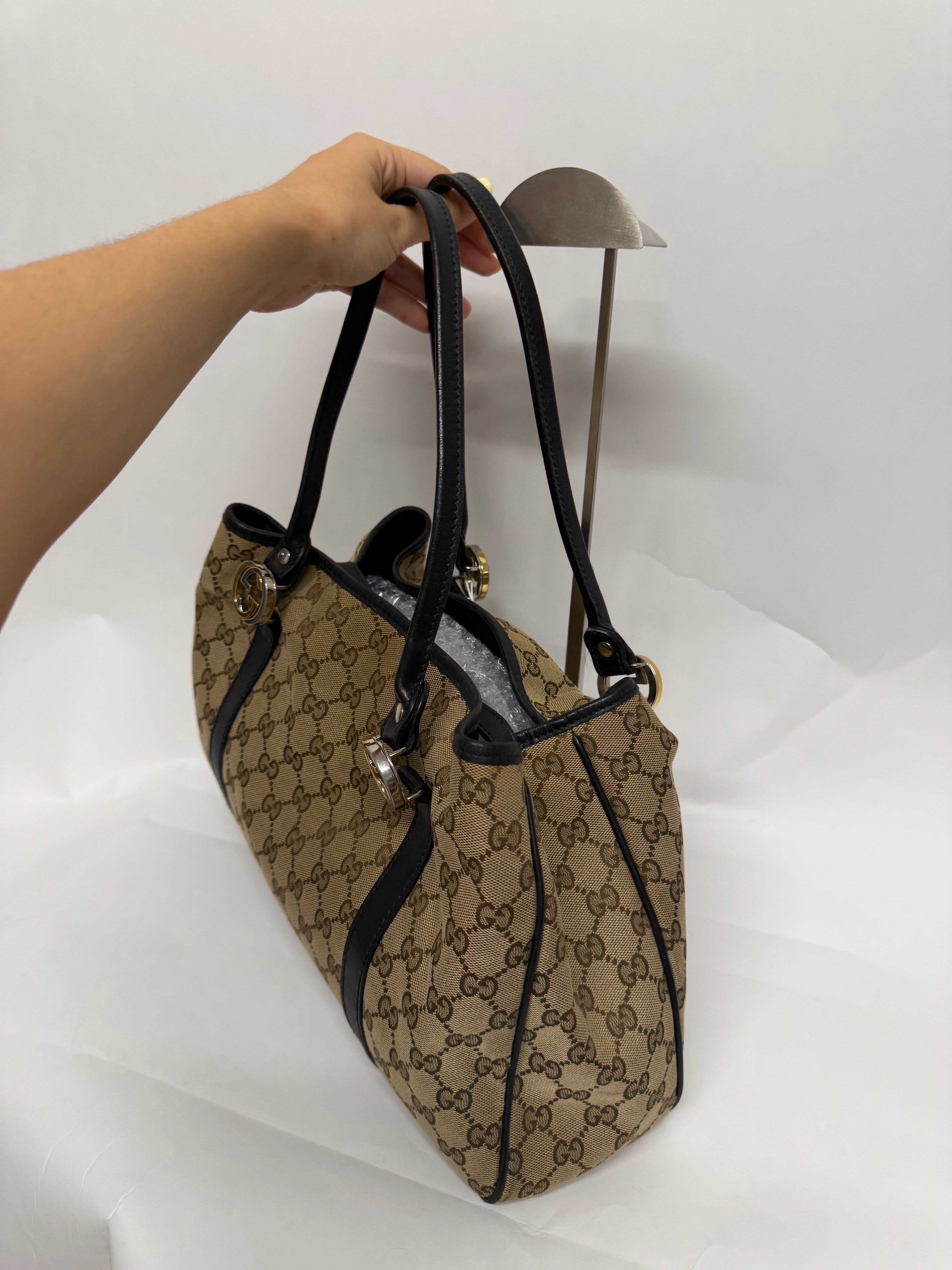 Gucci Twins Tote GG Canvas Mediana