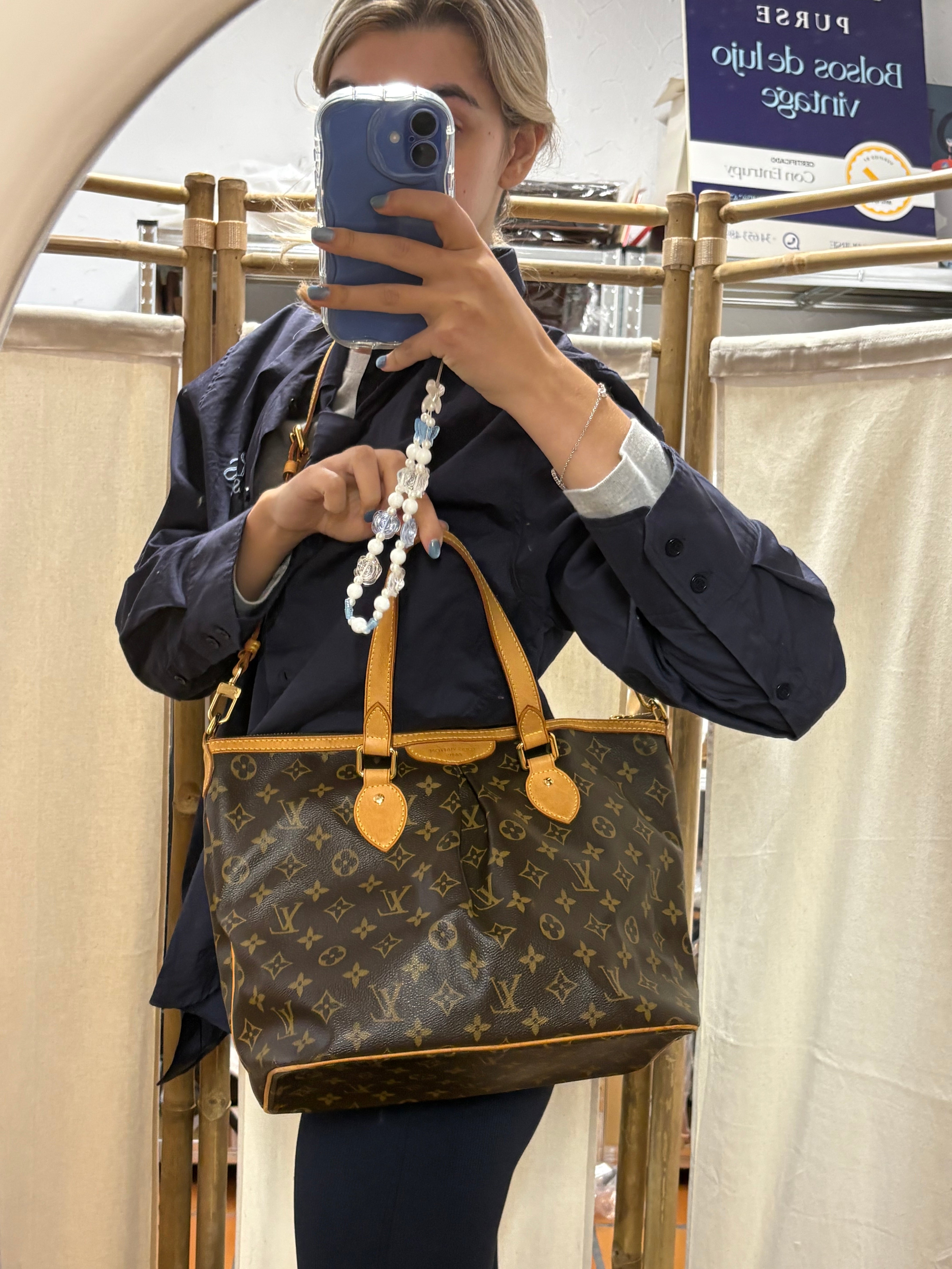 Louis Vuitton Palermo PM canvas monogram con bandolera original