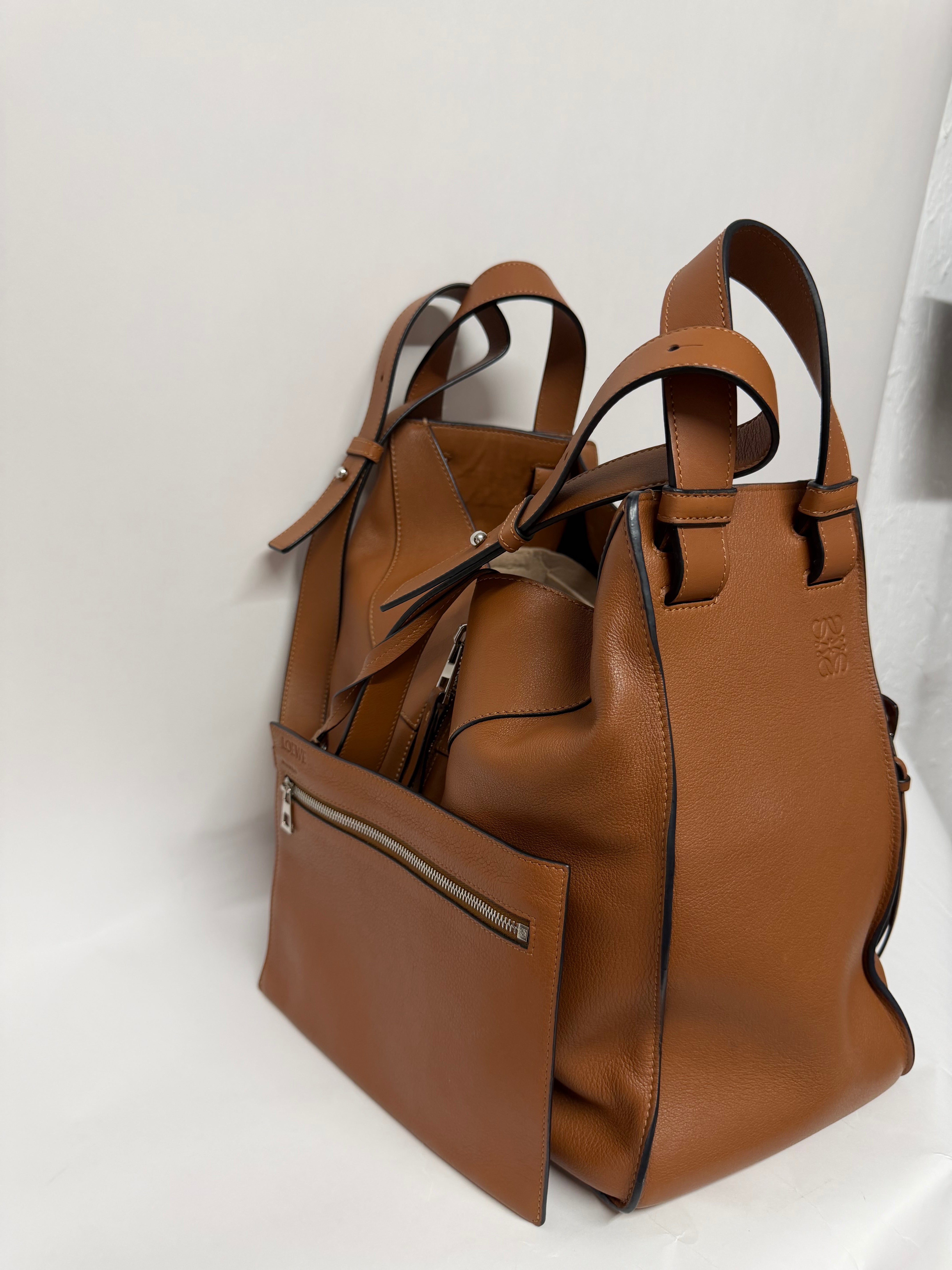 Loewe Hammock Bag Grande Camel con Pouch